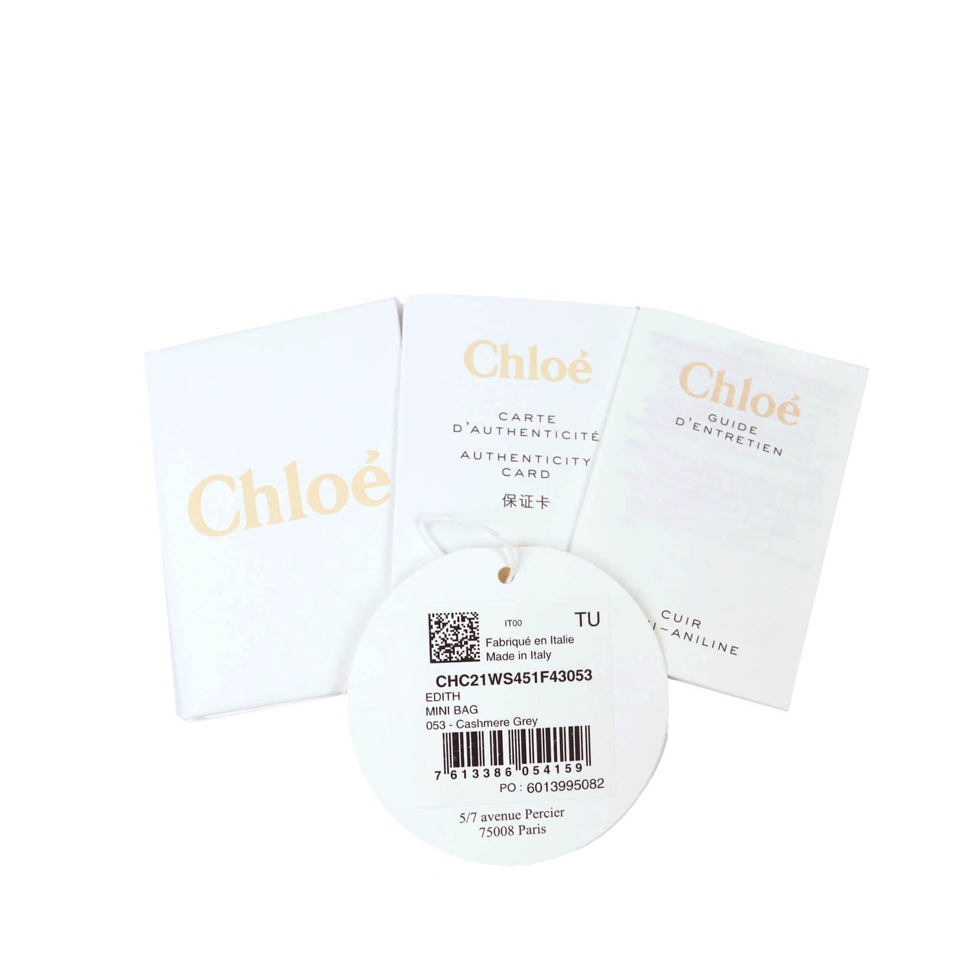 Chloé Mini Buffalo Leather Edith Day Satchel