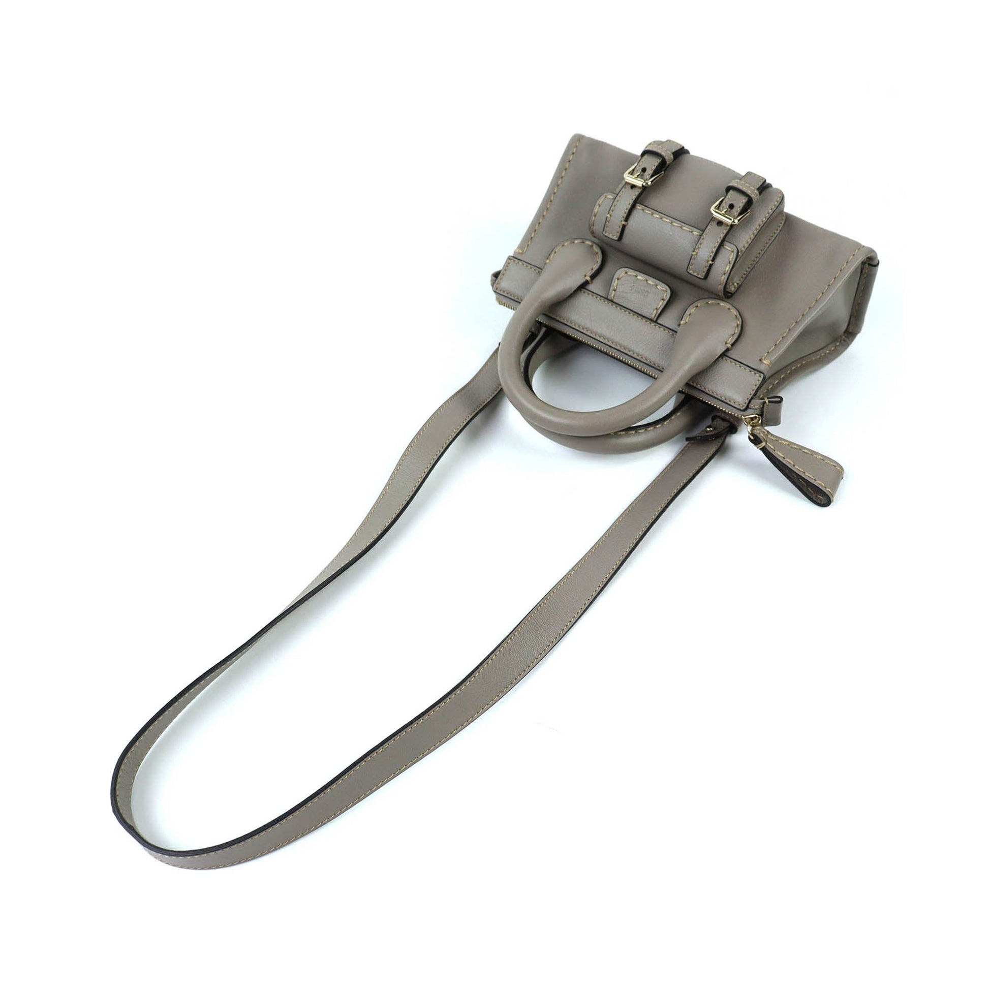 Chloé Mini Buffalo Leather Edith Day Satchel