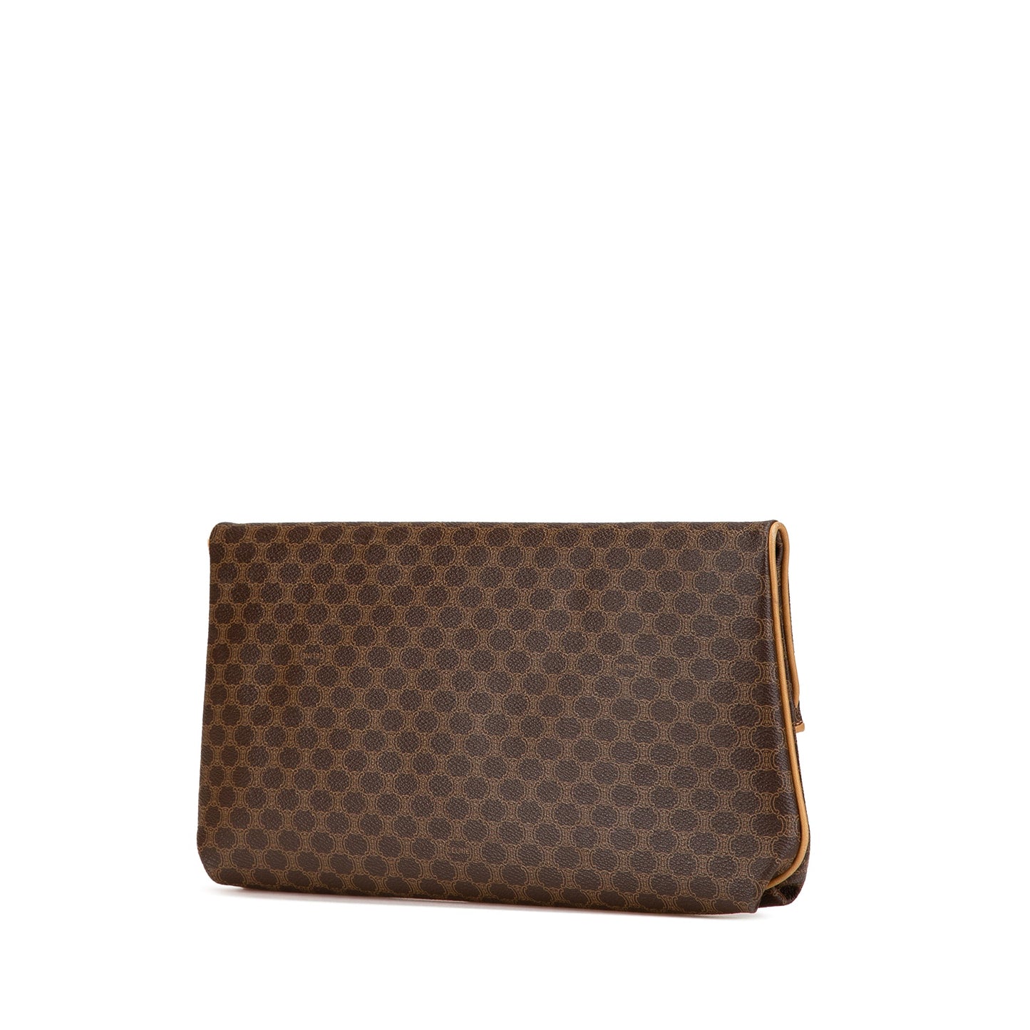Celine Macadam Coated Canvas Clutch