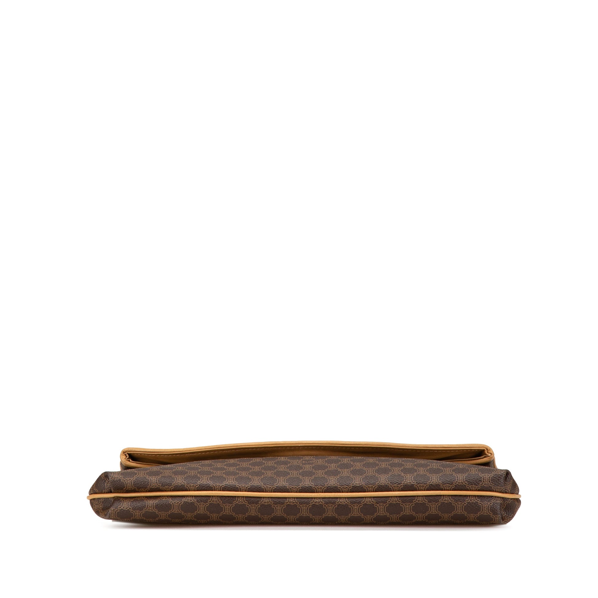 Celine Macadam Coated Canvas Clutch