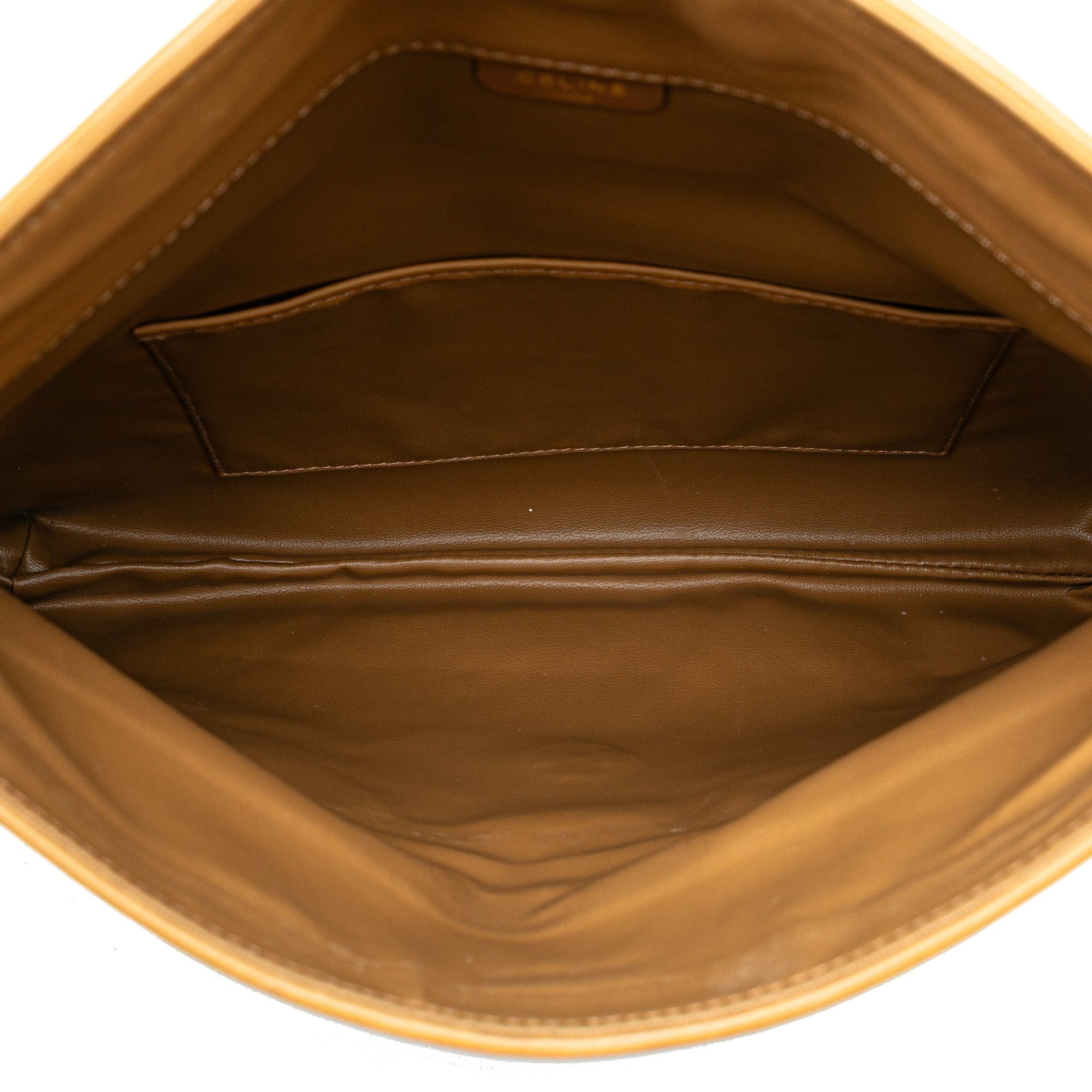 Celine Macadam Coated Canvas Clutch