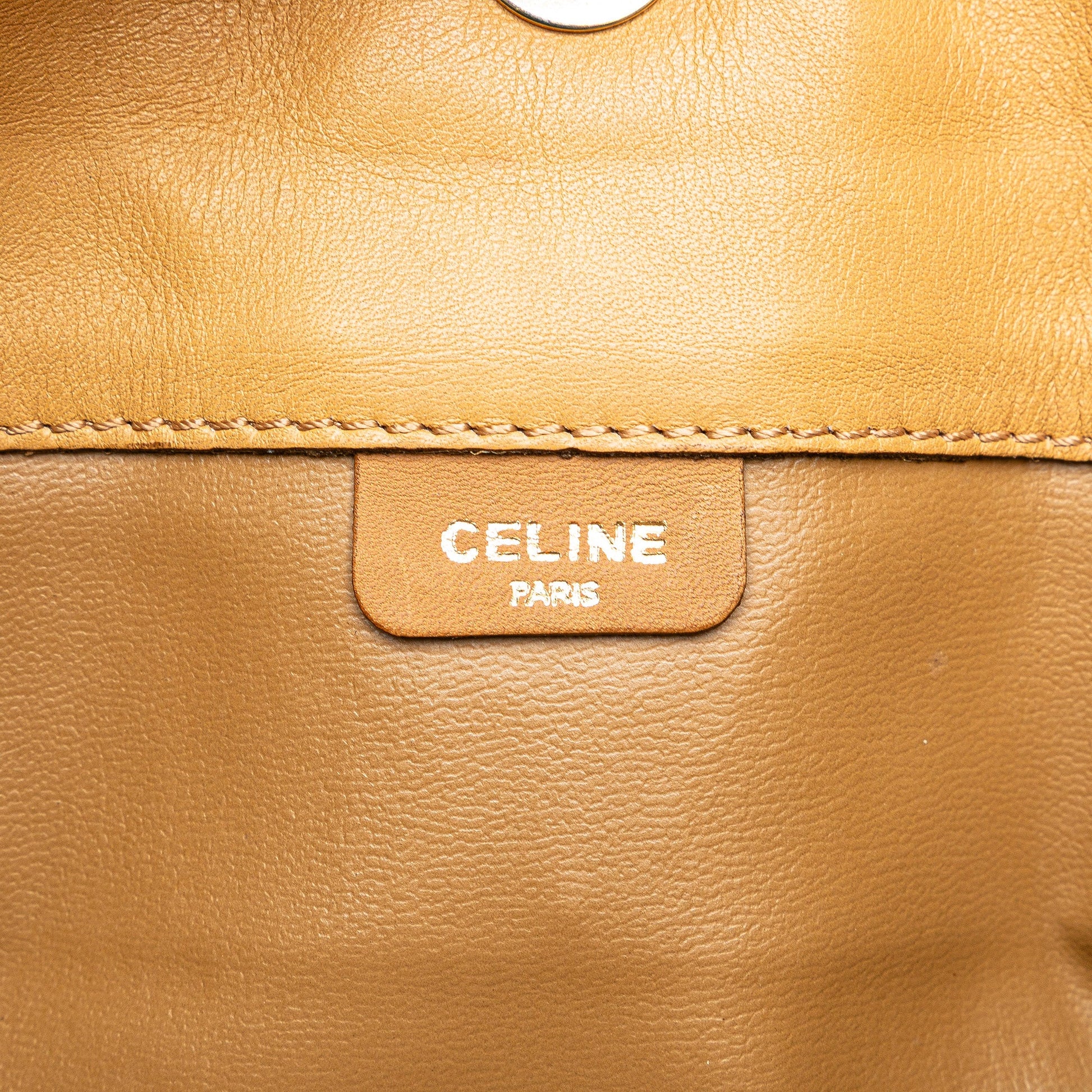 Celine Macadam Coated Canvas Clutch
