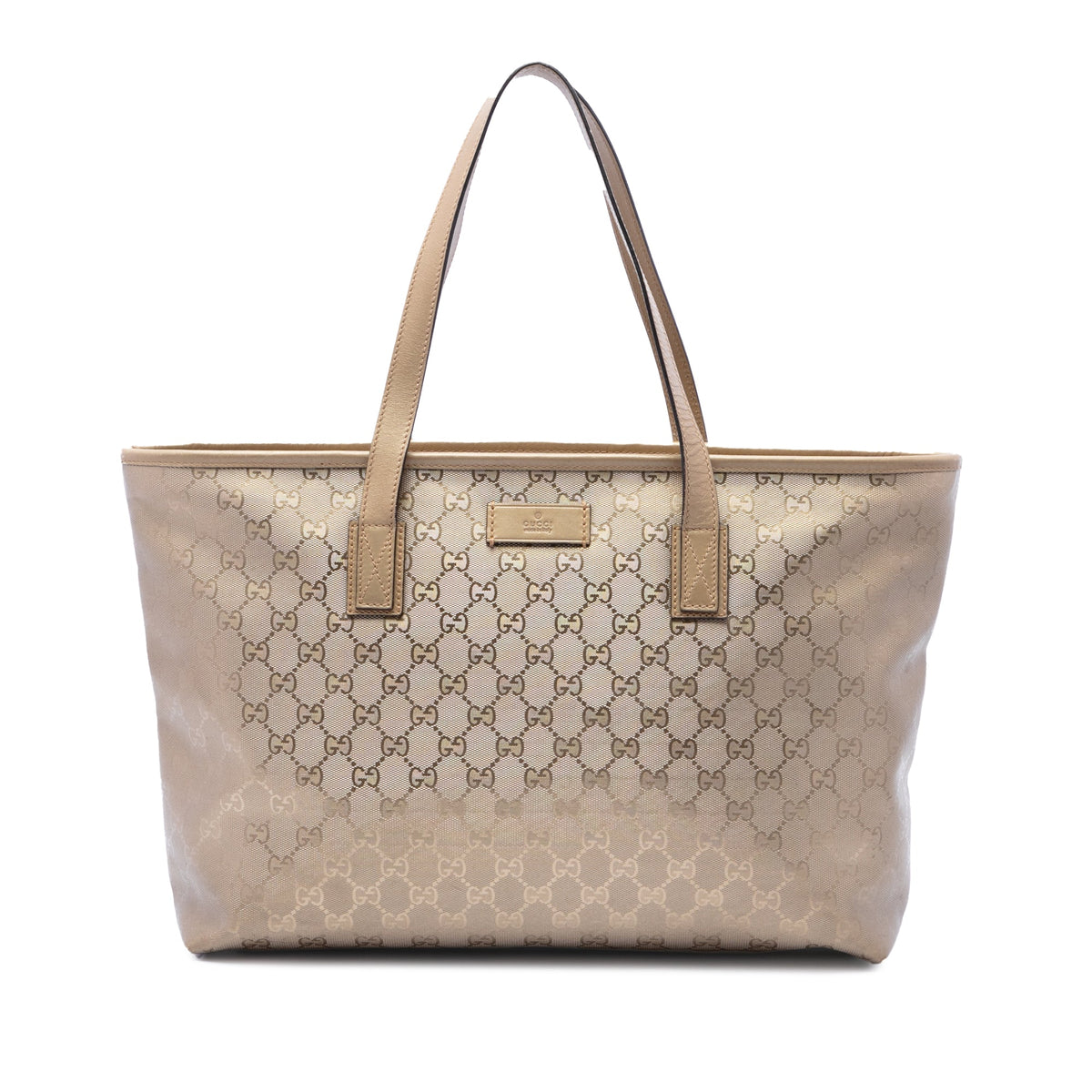 Gucci Medium GG Imprime Tote — Gold