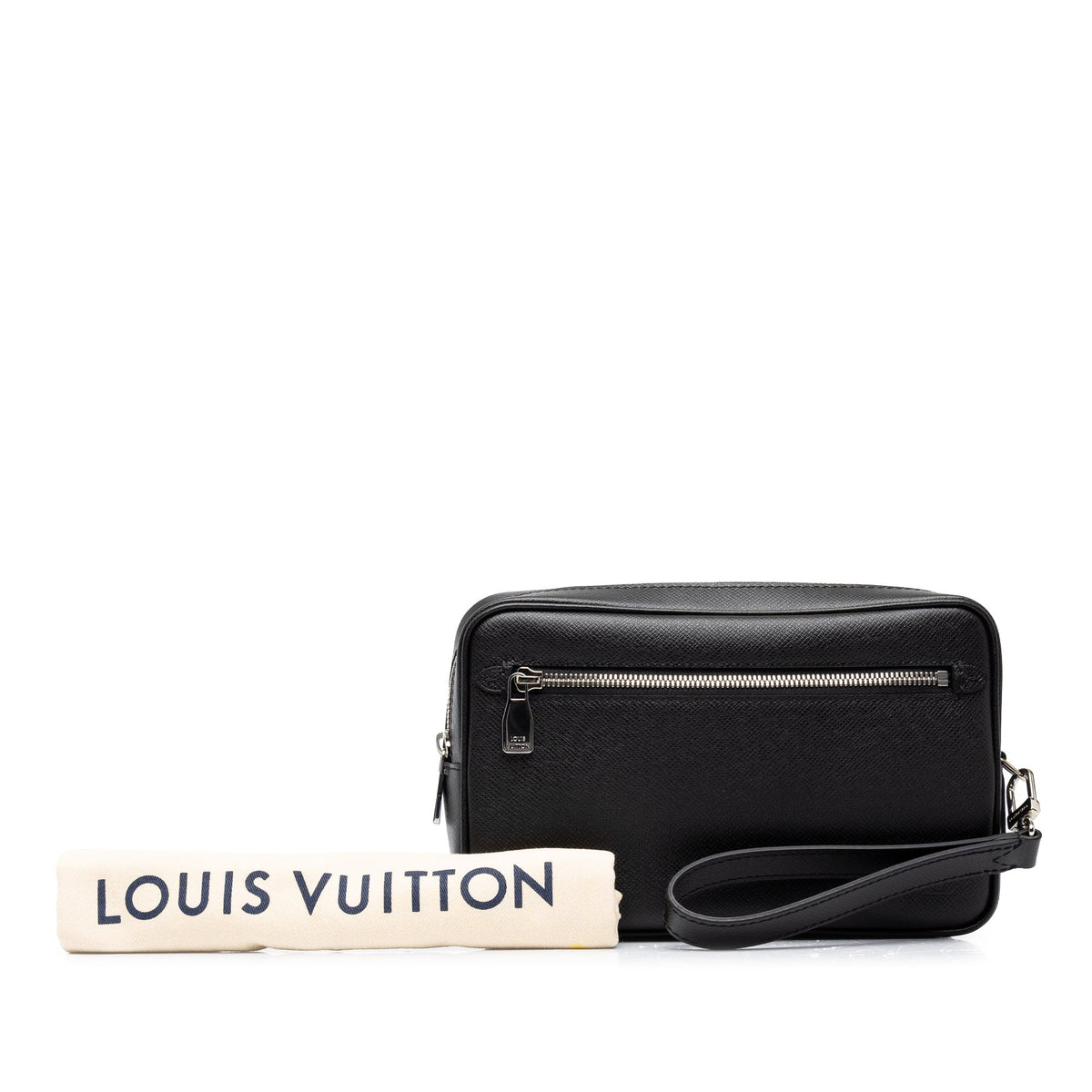 Louis Vuitton Taiga Pochette Kasai — Black