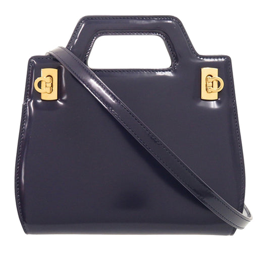 Ferragamo Mini Brushed Calfskin Wanda Top Handle Bag