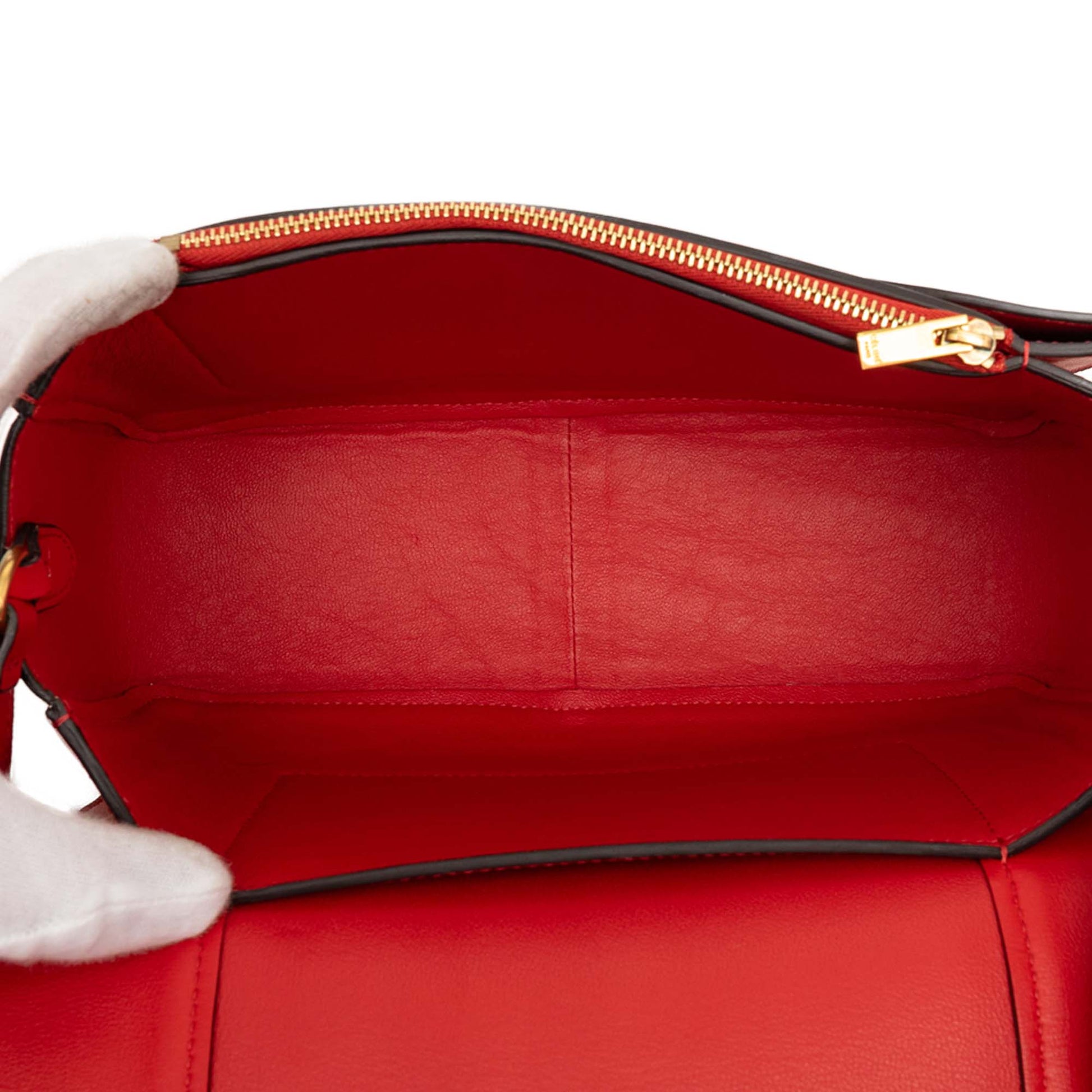 Celine Medium Shiny Smooth Calfskin Frame Shoulder Bag
