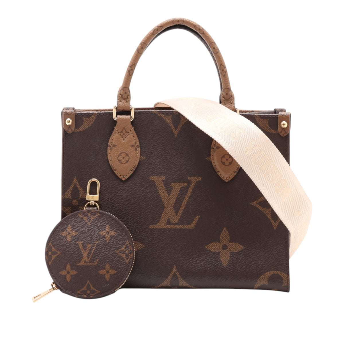 Louis Vuitton Monogram Reverse Giant OnTheGo PM — Brown