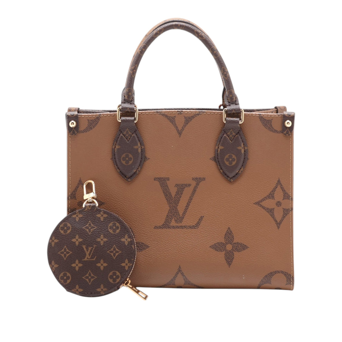 Louis Vuitton Monogram Reverse Giant OnTheGo PM — Brown