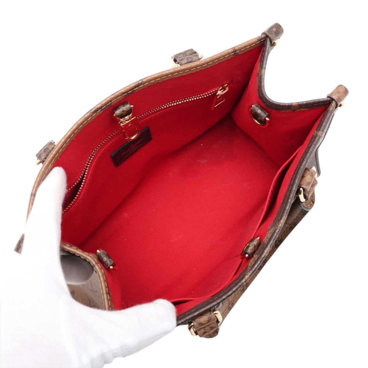 Louis Vuitton Monogram Reverse Giant OnTheGo PM — Brown