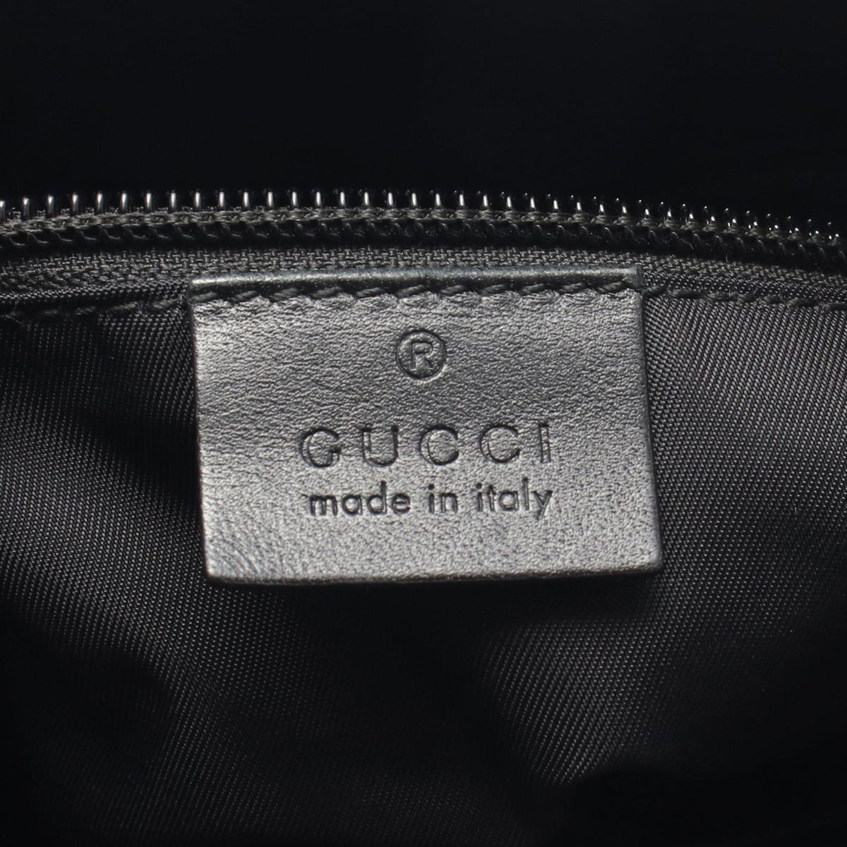 Gucci Techno Canvas Web Messenger Bag — Black