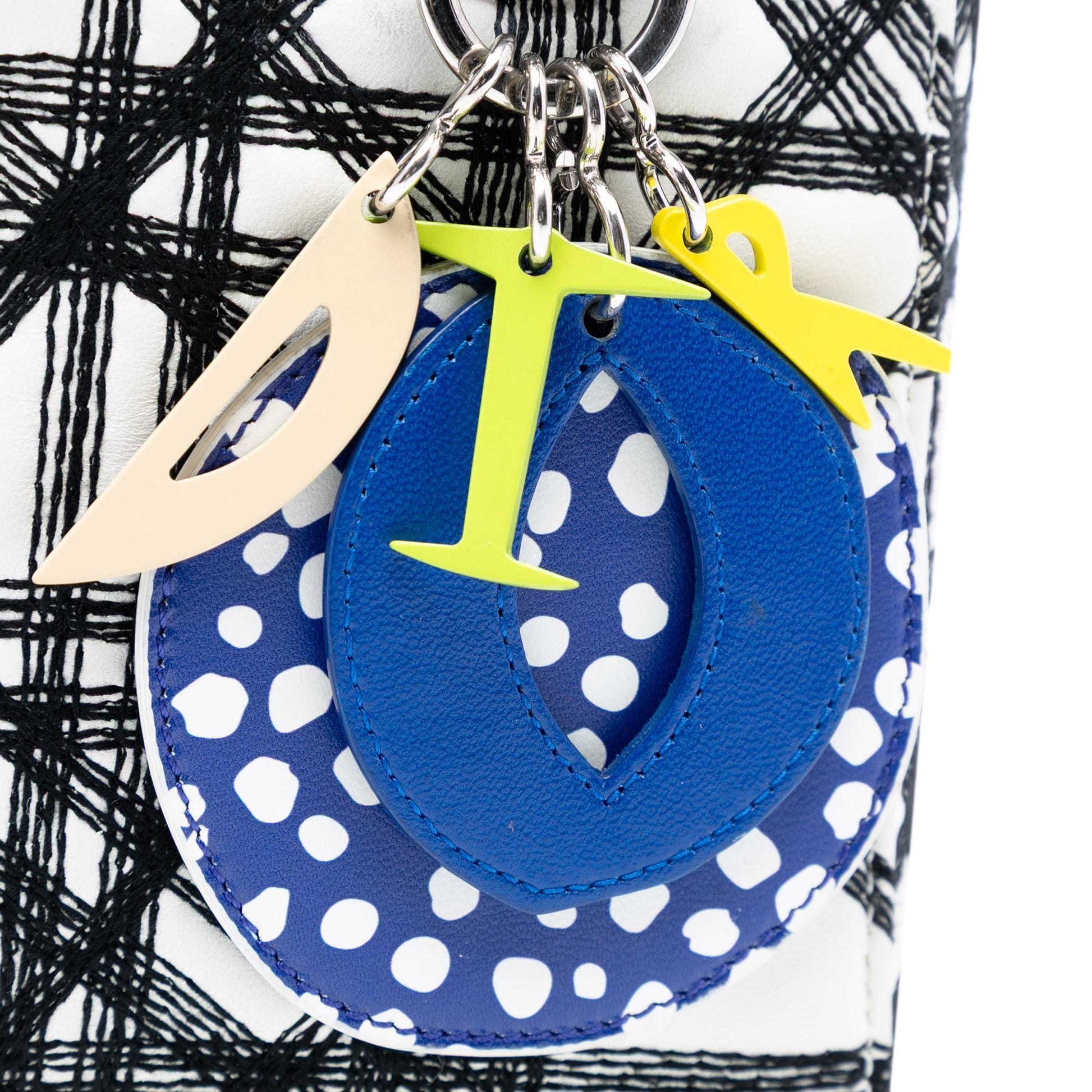 Dior Limited Edition Daniel Gordon Art Small Lambskin Cannage Lady Dior