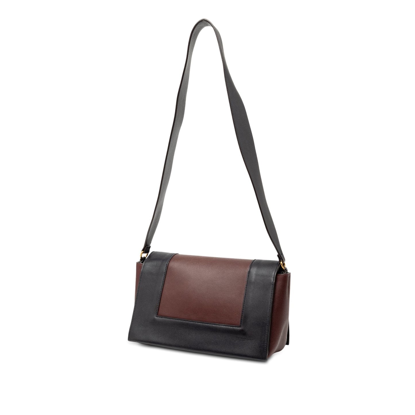 Celine Medium Shiny Smooth Calfskin Frame Shoulder Bag