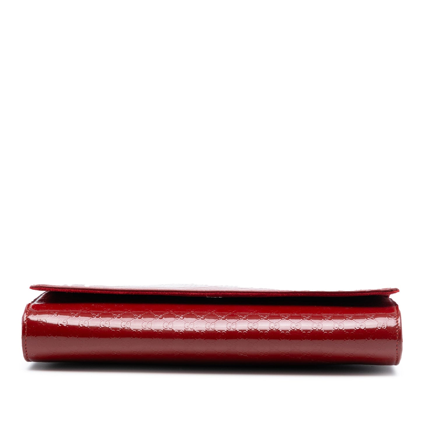 Gucci Microguccissima Patent Broadway Clutch