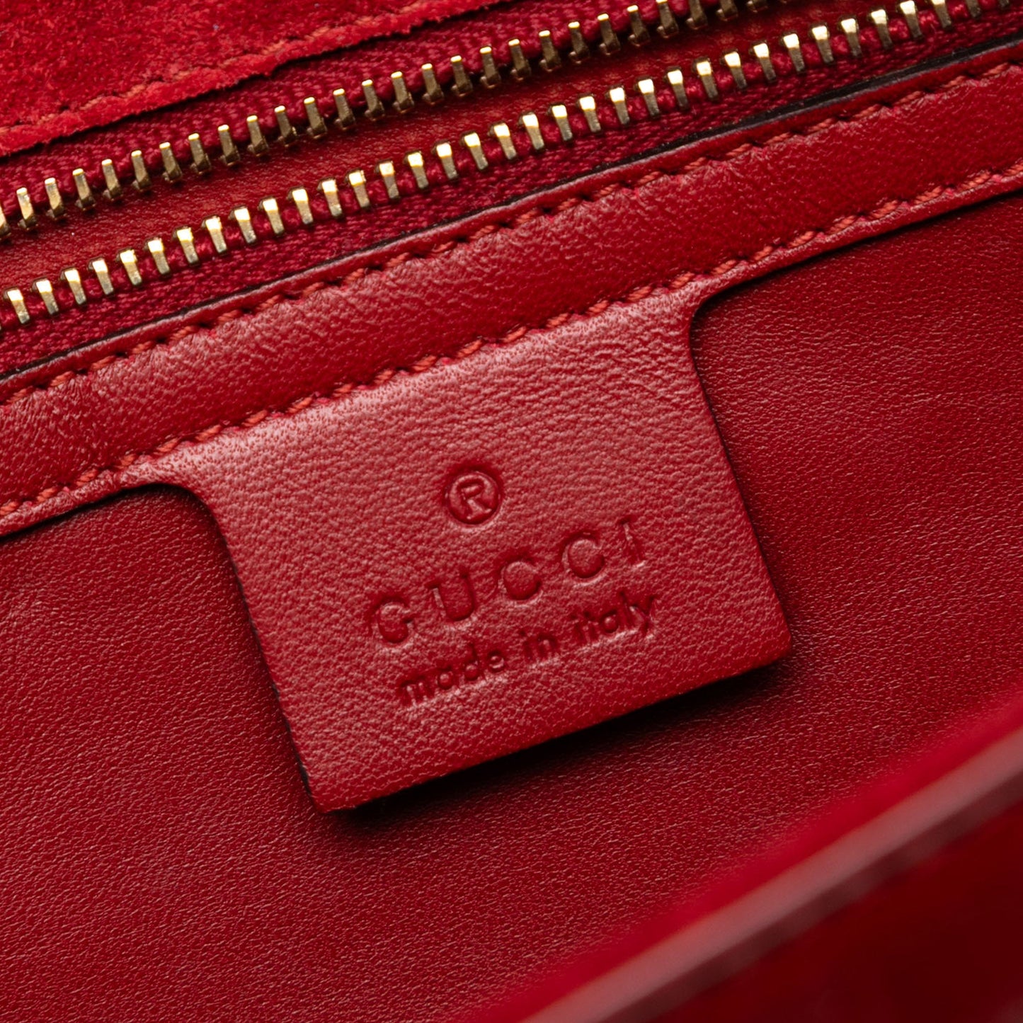 Gucci Microguccissima Patent Broadway Clutch