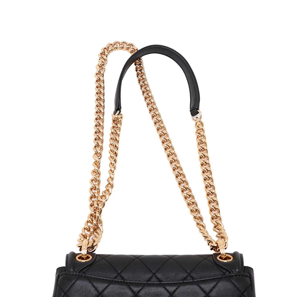 Chanel Small Quilted Calfskin Underline Flap — Black