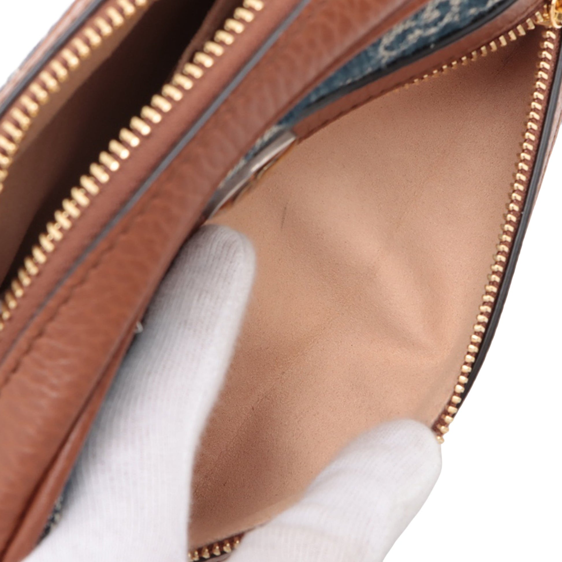 Gucci Mini GG Denim Ophidia Crossbody