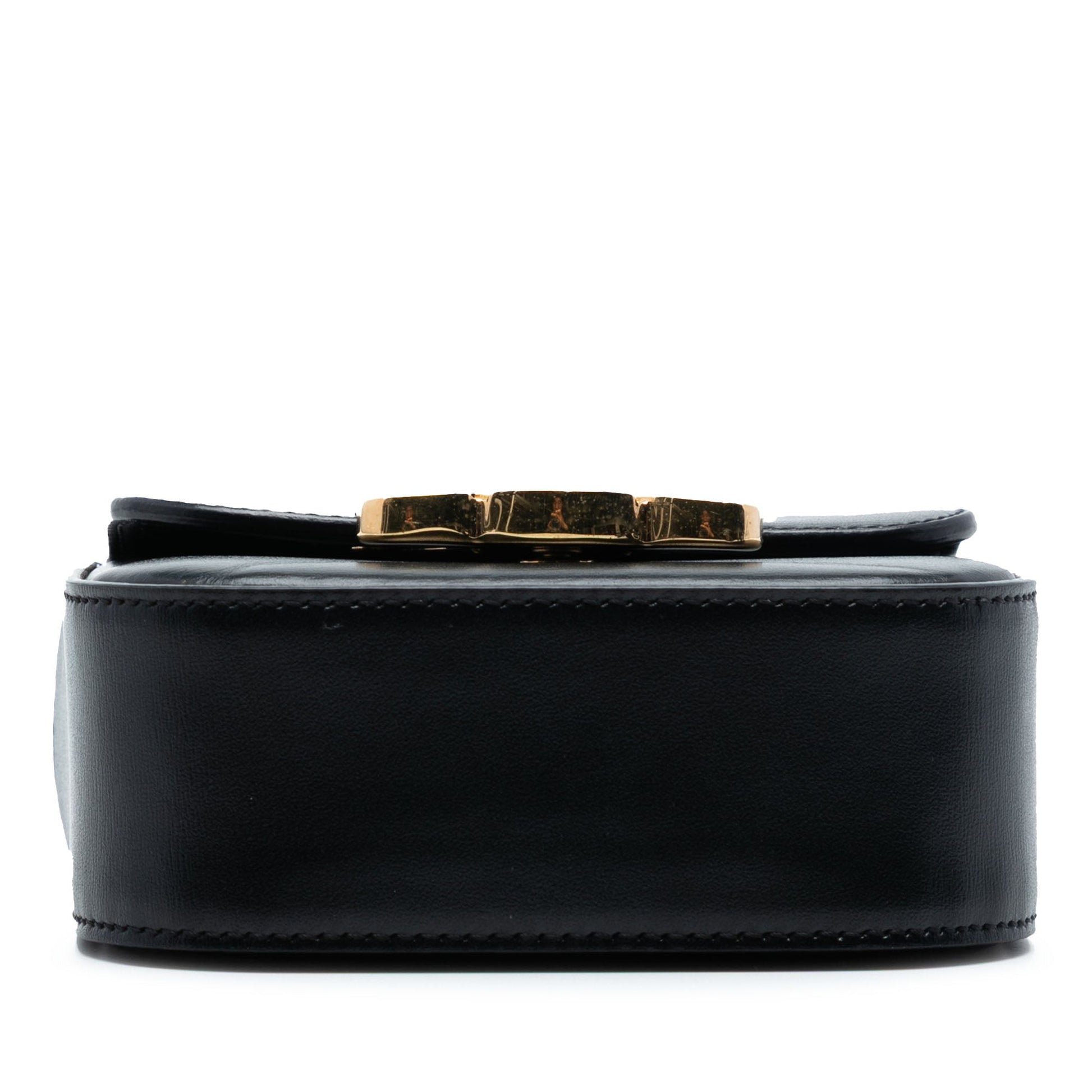 Celine Mini Shiny Calfskin Triomphe Crossbody