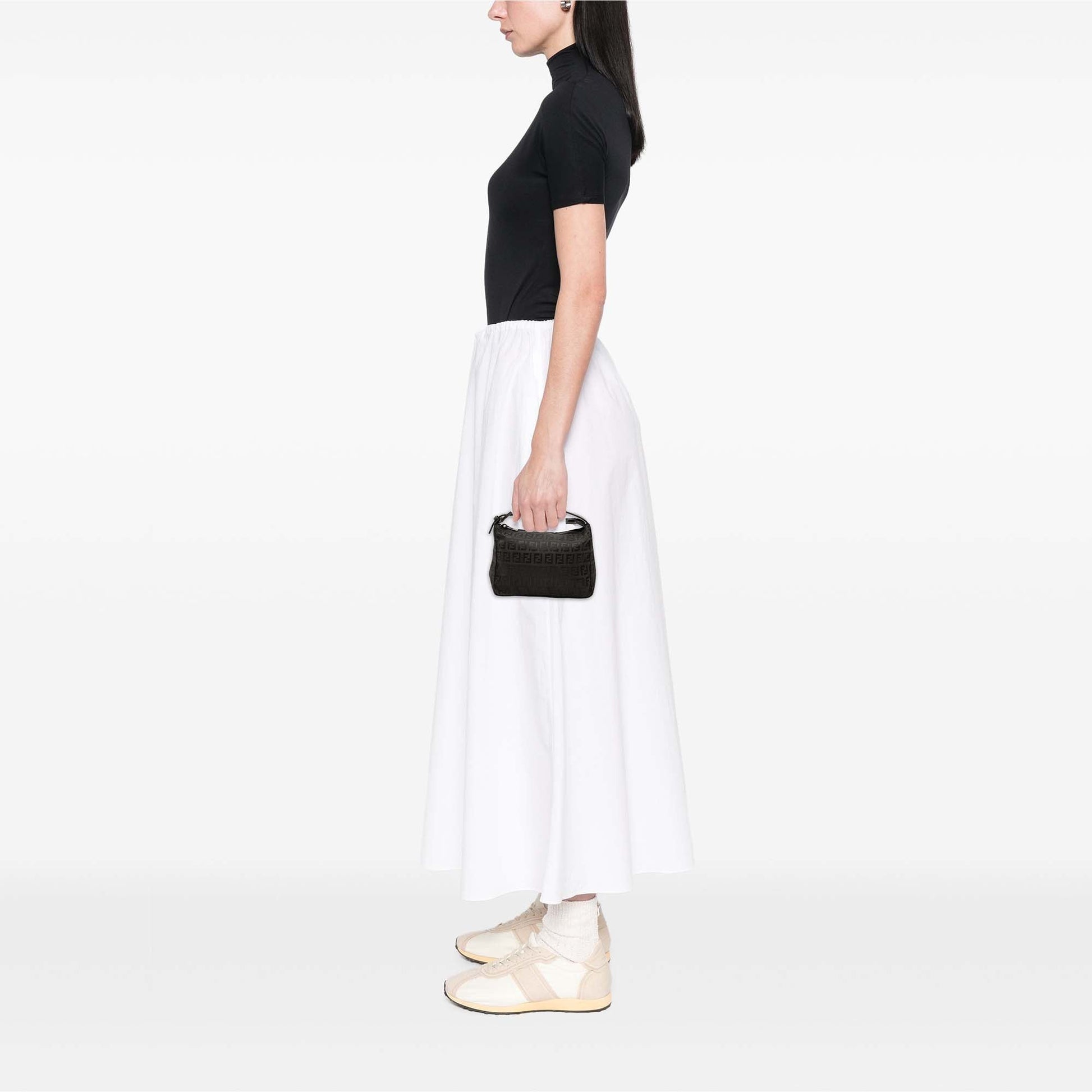 Fendi Zucchino Canvas Handbag