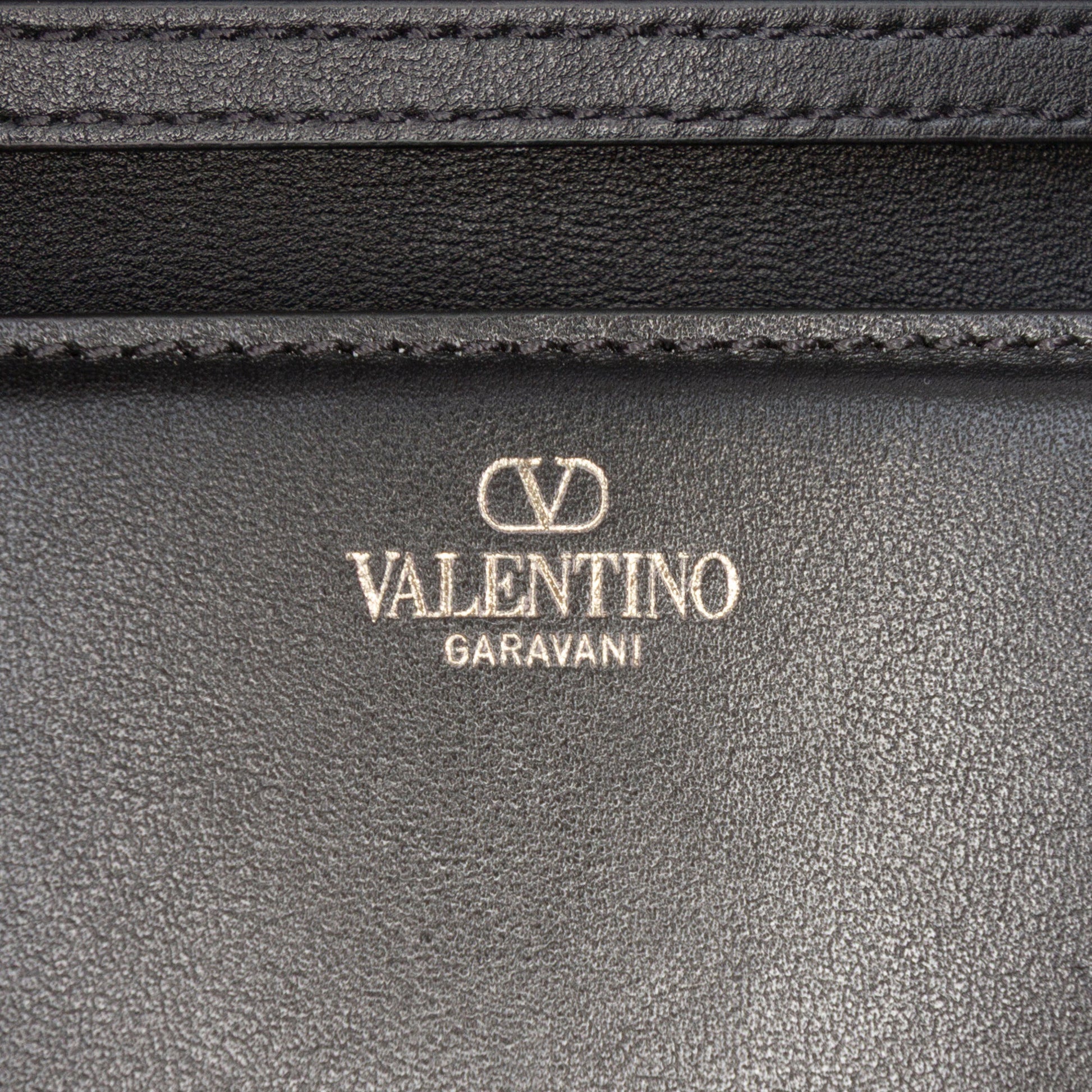 Valentino Calfskin Logo Flap Satchel