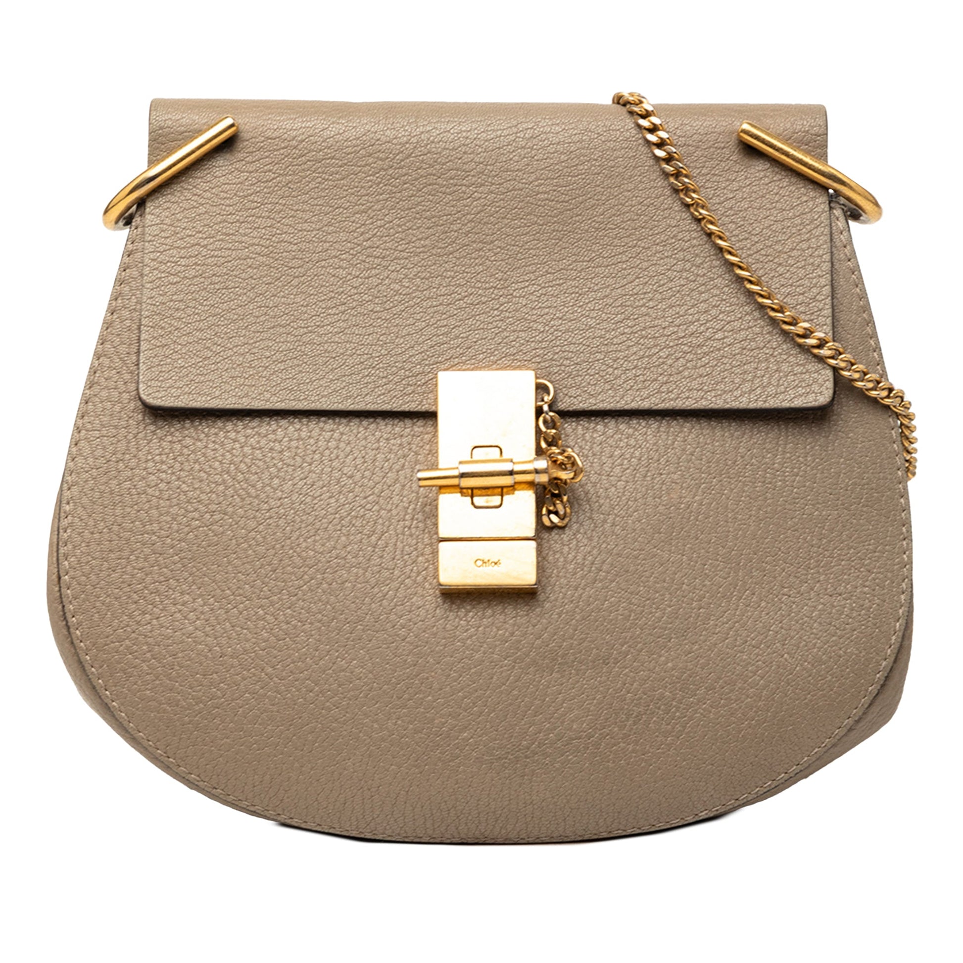 Chloé Small Grained Calfskin Drew Crossbody