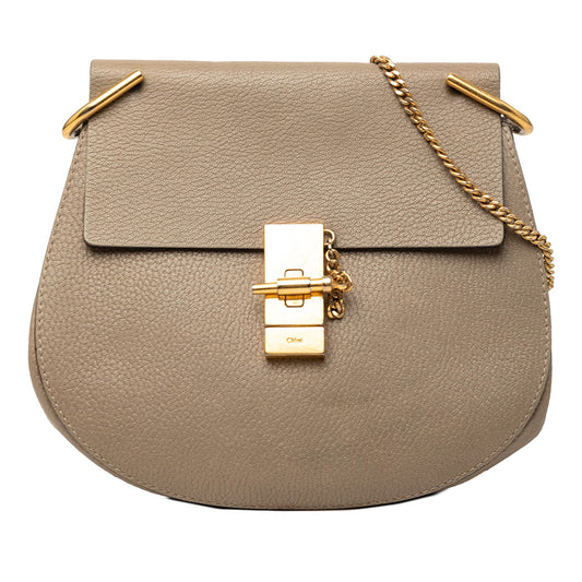 Chloé Small Grained Calfskin Drew Crossbody