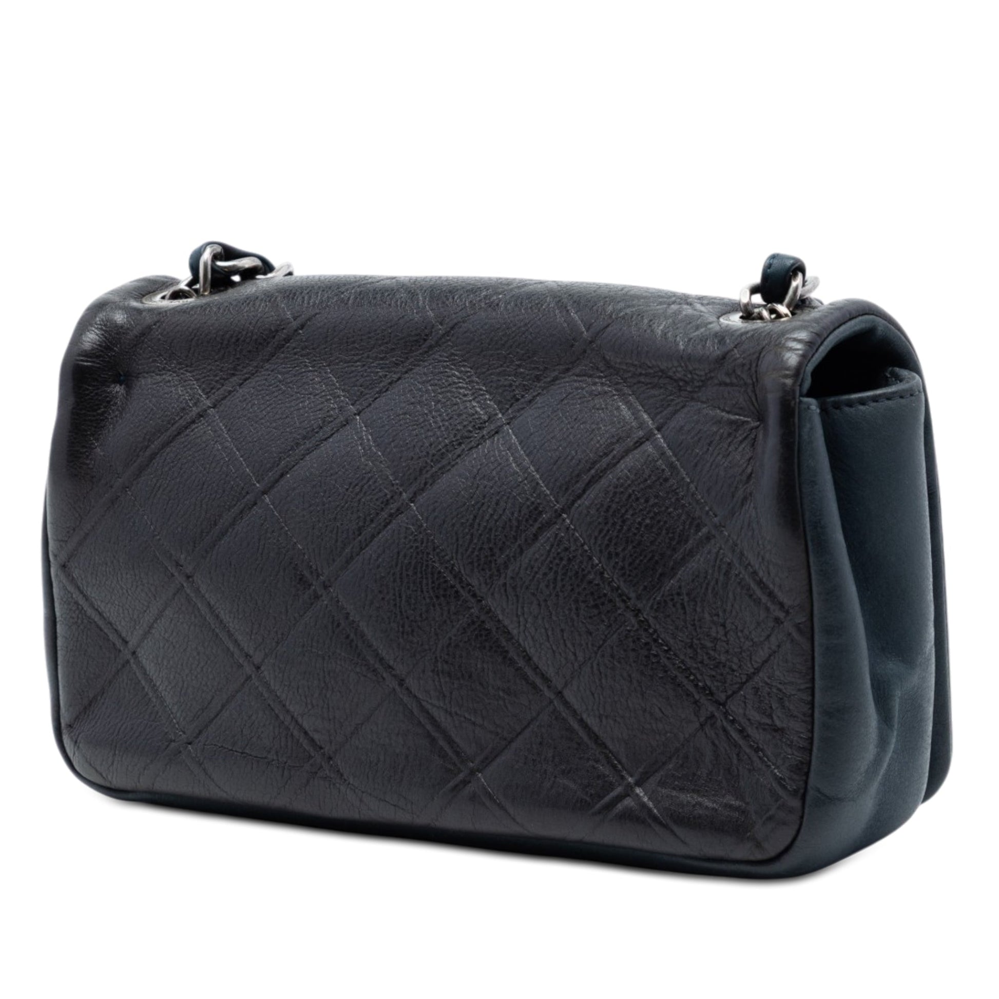 Chanel Small Diamond Embossed Calfskin New Chic Flap