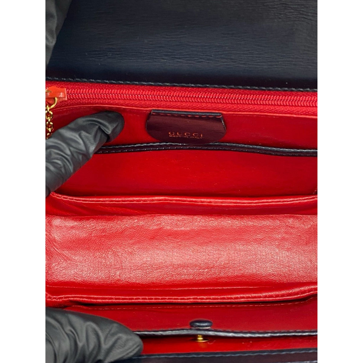 Gucci Calfskin Bamboo Night — Blue