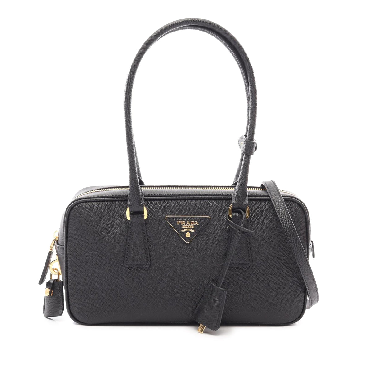 Prada Saffiano Lux Bauletto Satchel