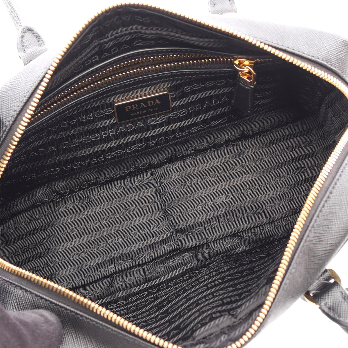 Prada Saffiano Lux Bauletto Satchel