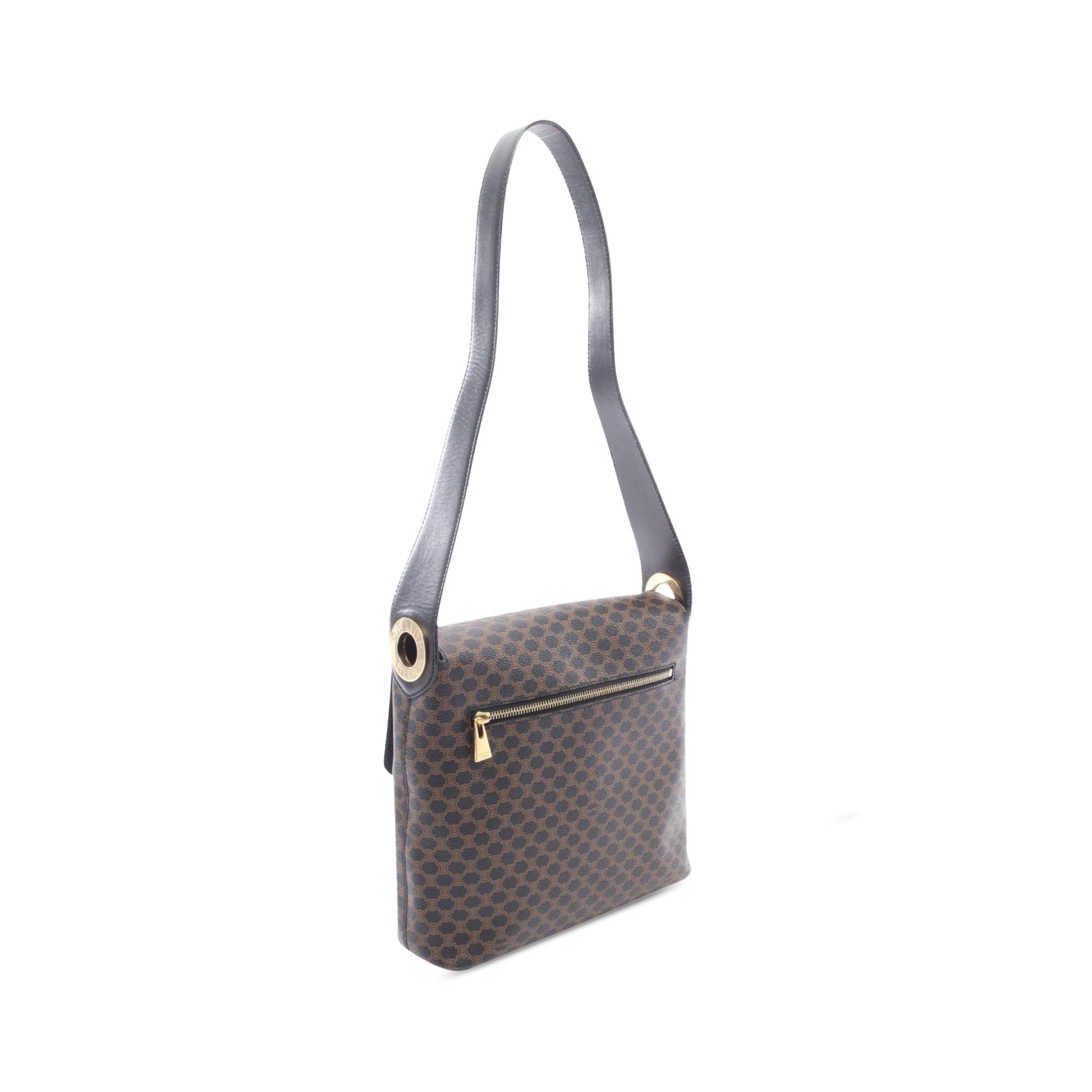 Celine Macadam Coated Canvas Crossbody