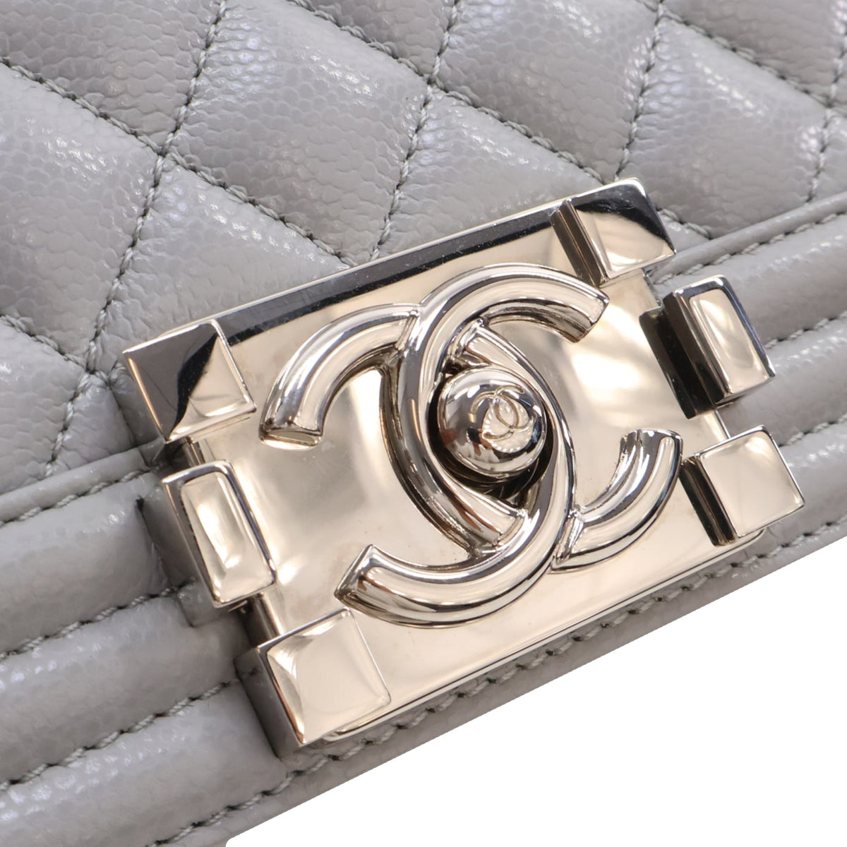 Chanel Small Quilted Caviar Boy Flap