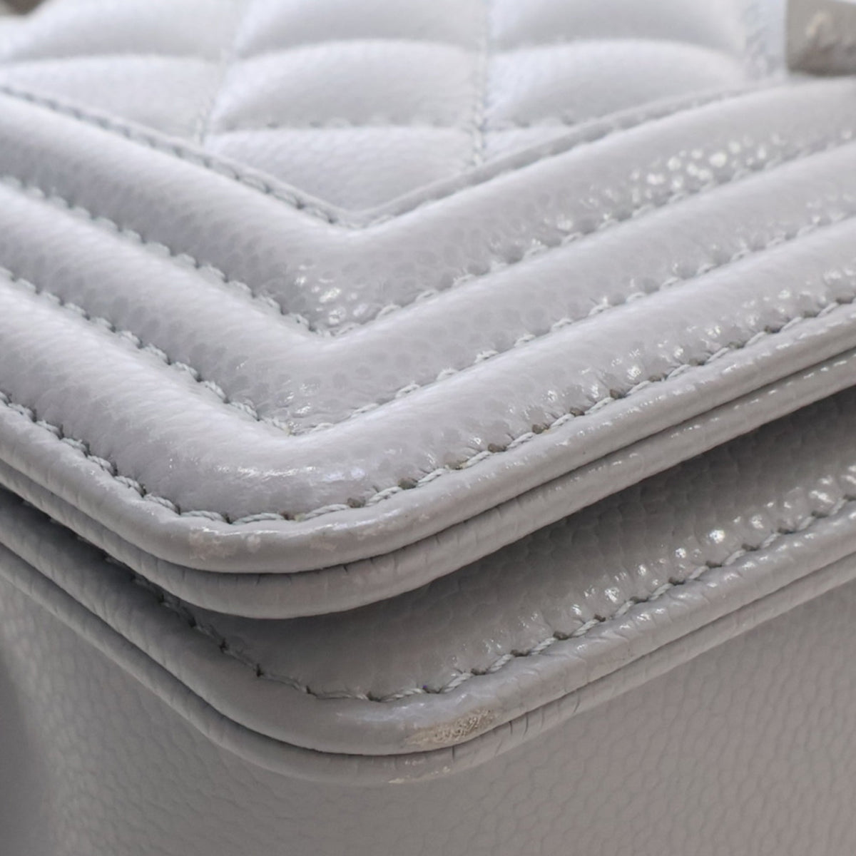 Chanel Small Quilted Caviar Boy Flap