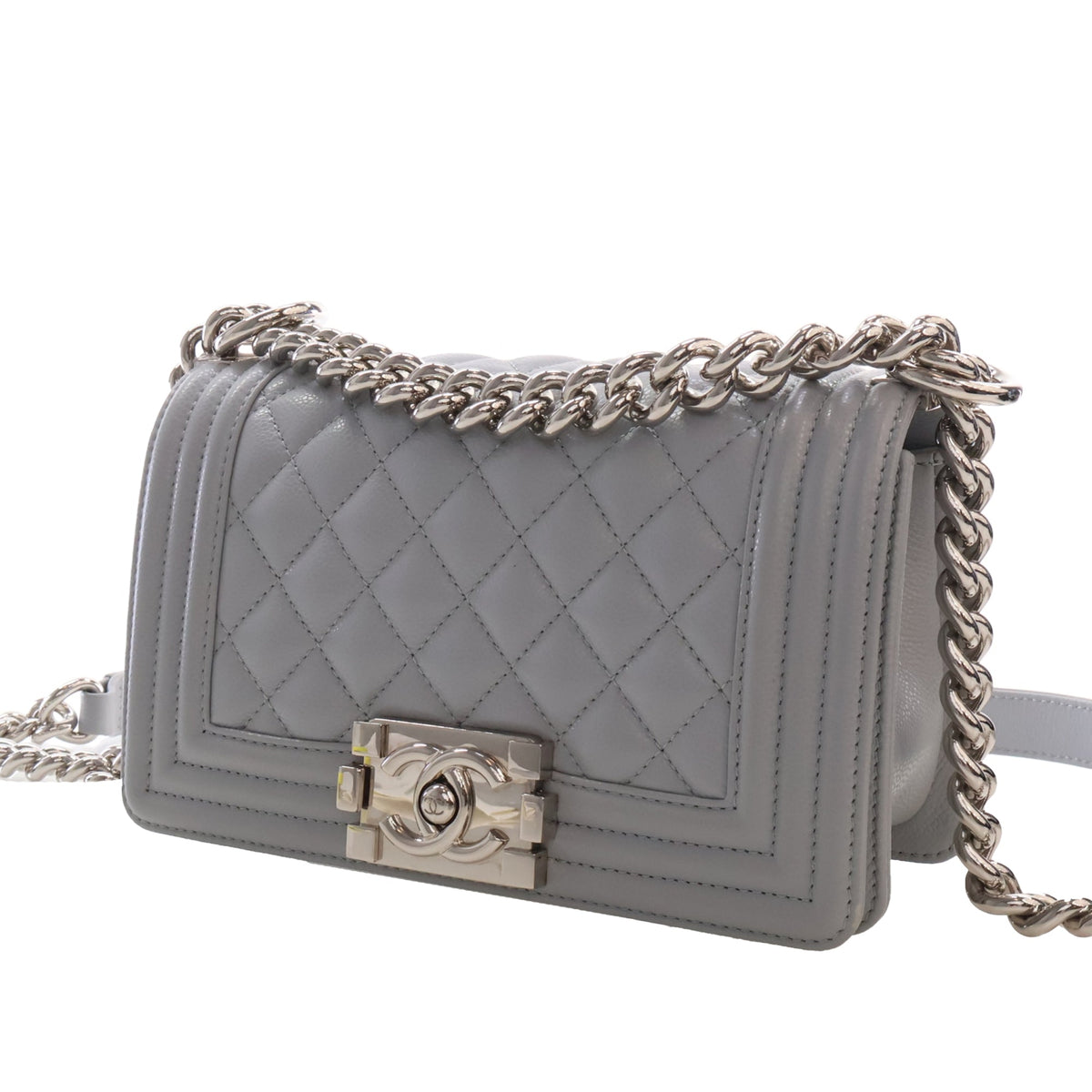 Chanel Small Quilted Caviar Boy Flap