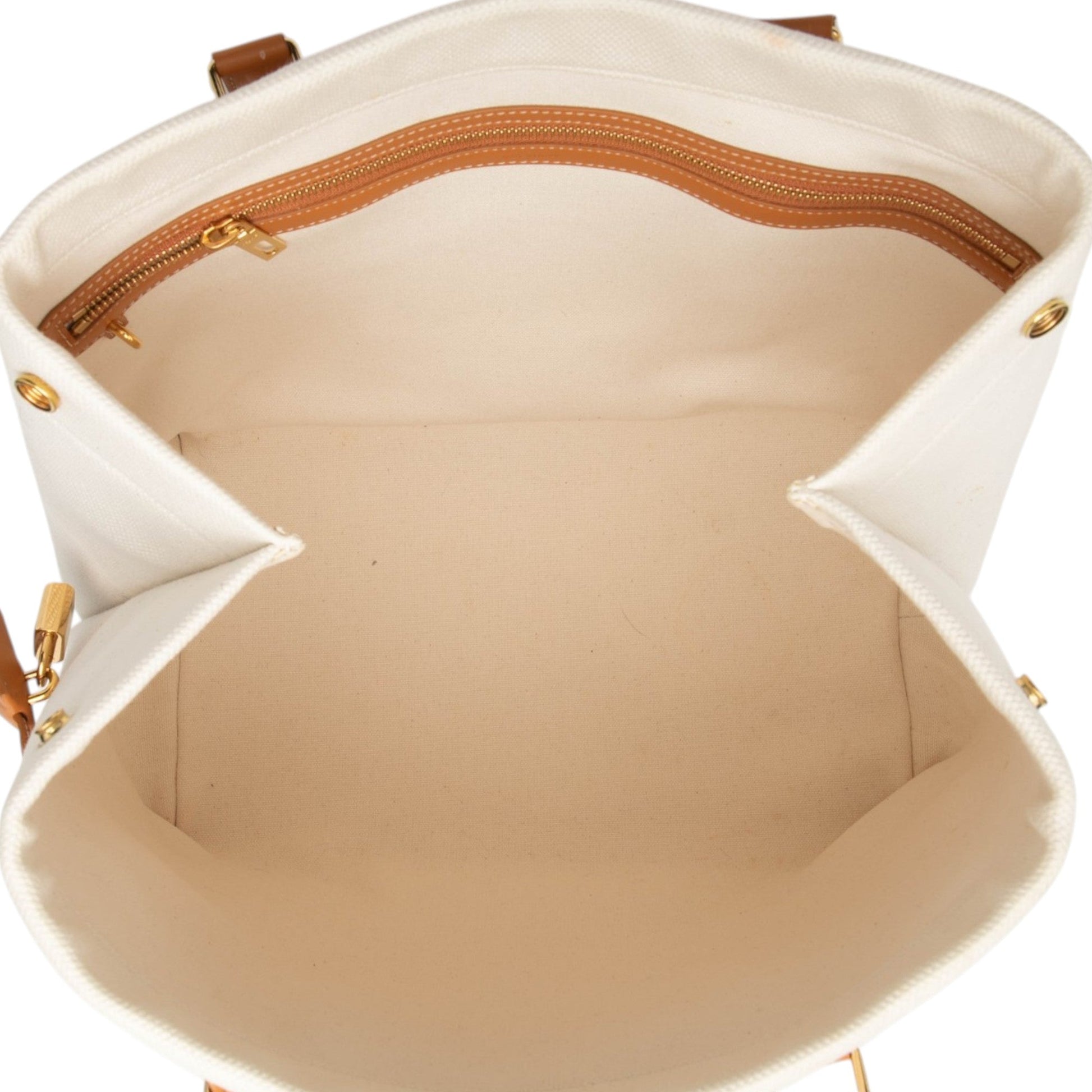 Celine Small Canvas Logo Print Horizontal Cabas Tote