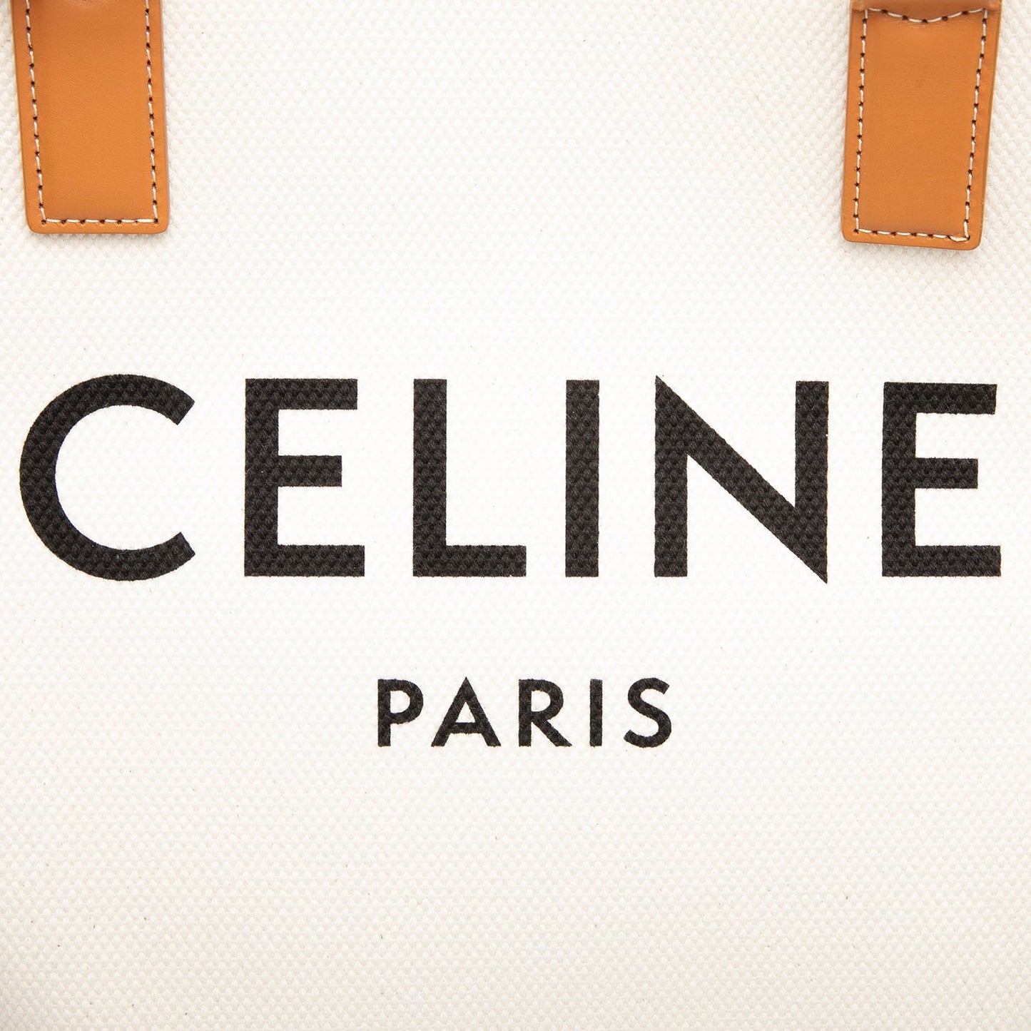 Celine Small Canvas Logo Print Horizontal Cabas Tote