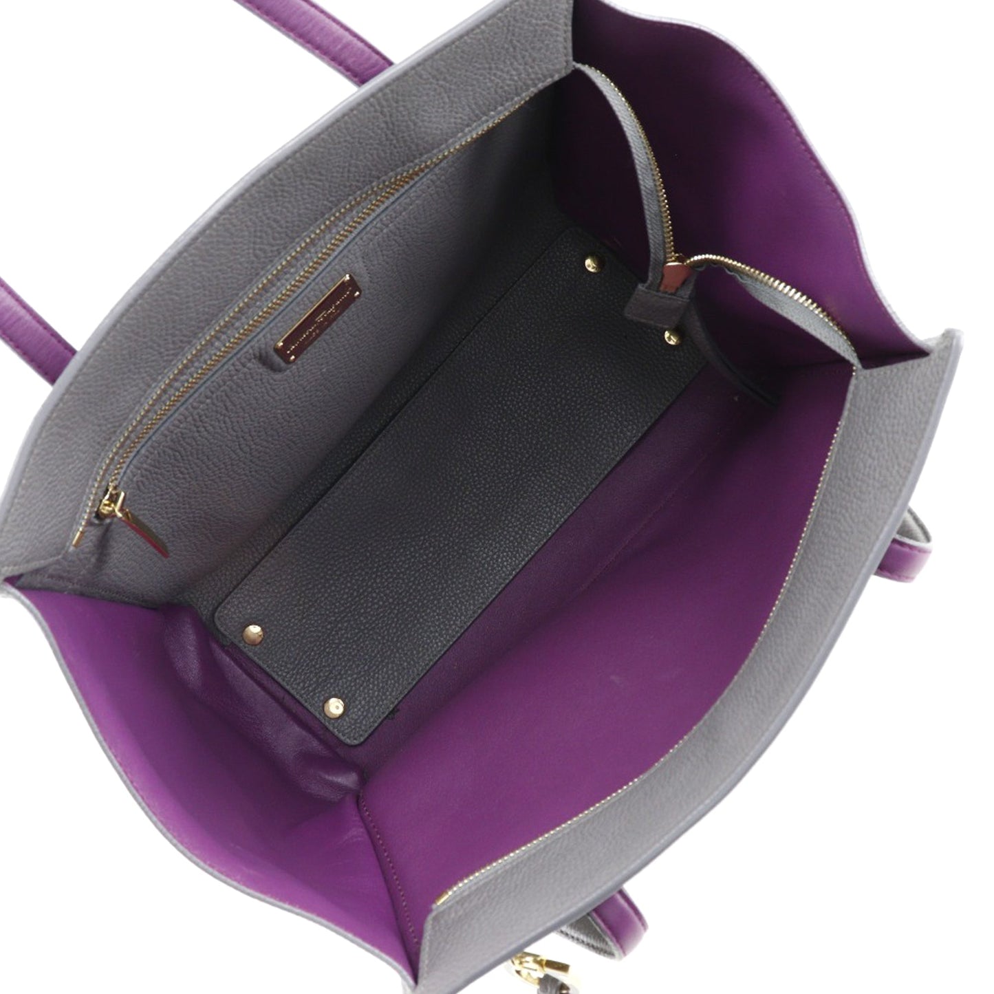 Ferragamo Medium Pebbled Calfskin Amy Tote
