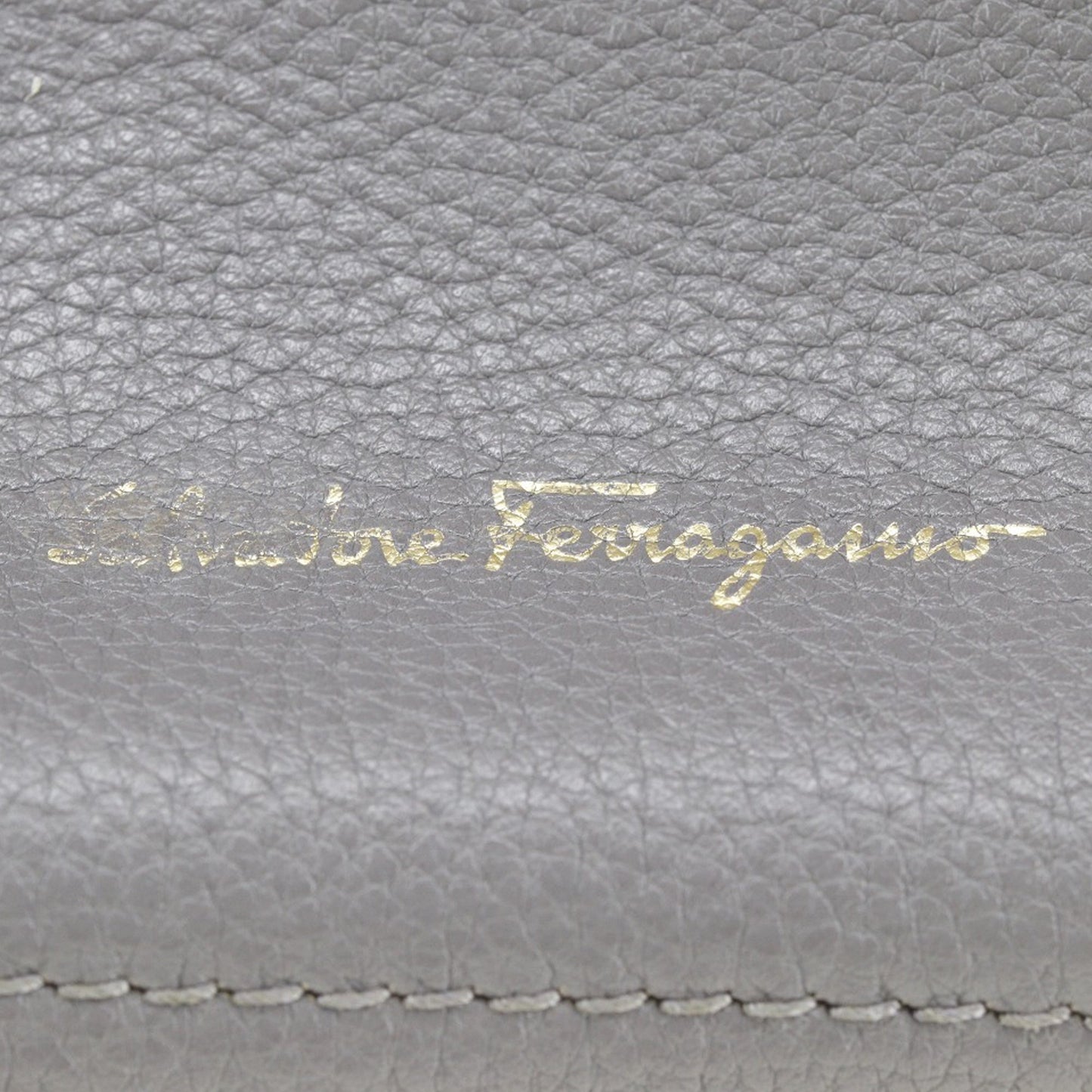 Ferragamo Medium Pebbled Calfskin Amy Tote