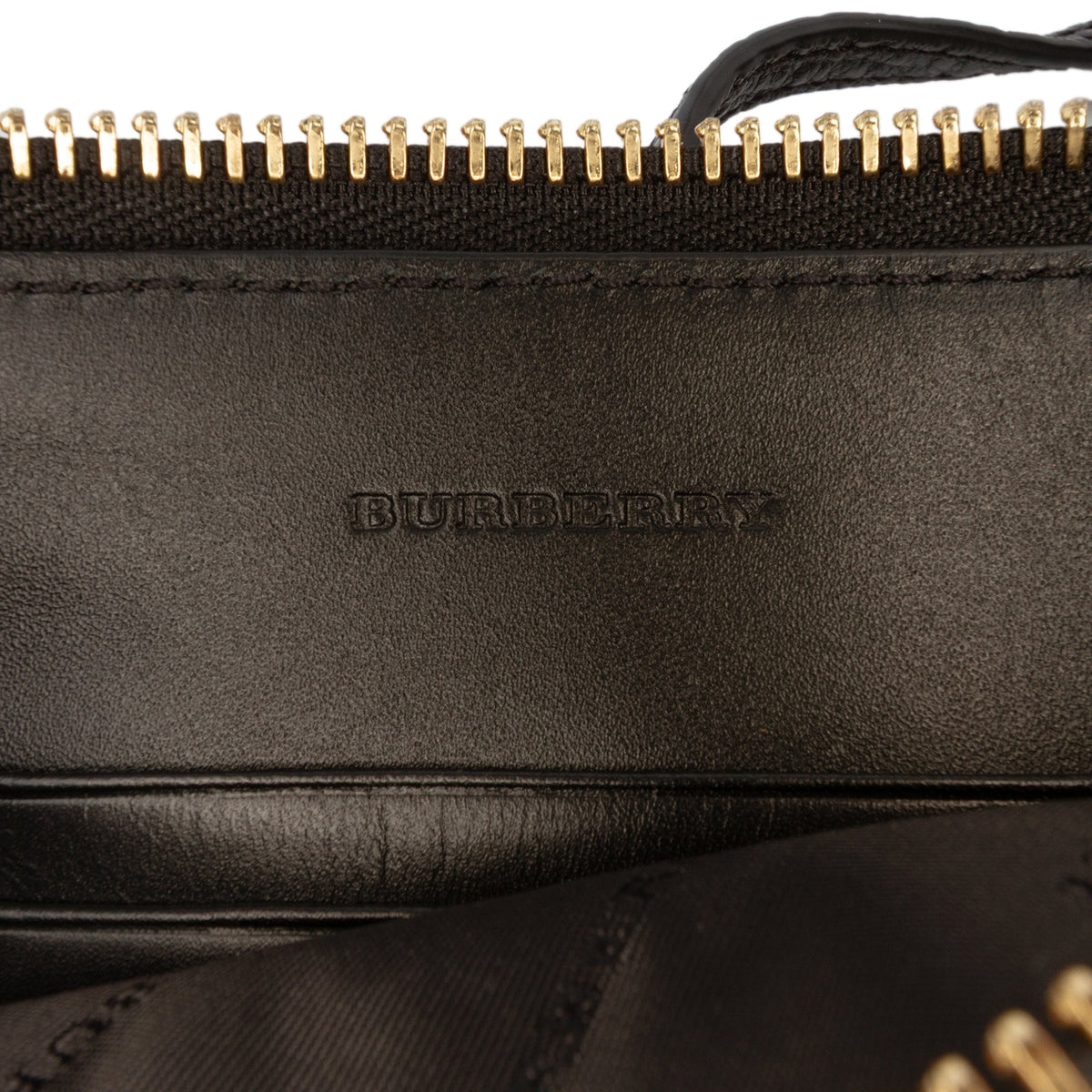 Burberry Small Grain Check Embossed Leather Chichester Crossbody