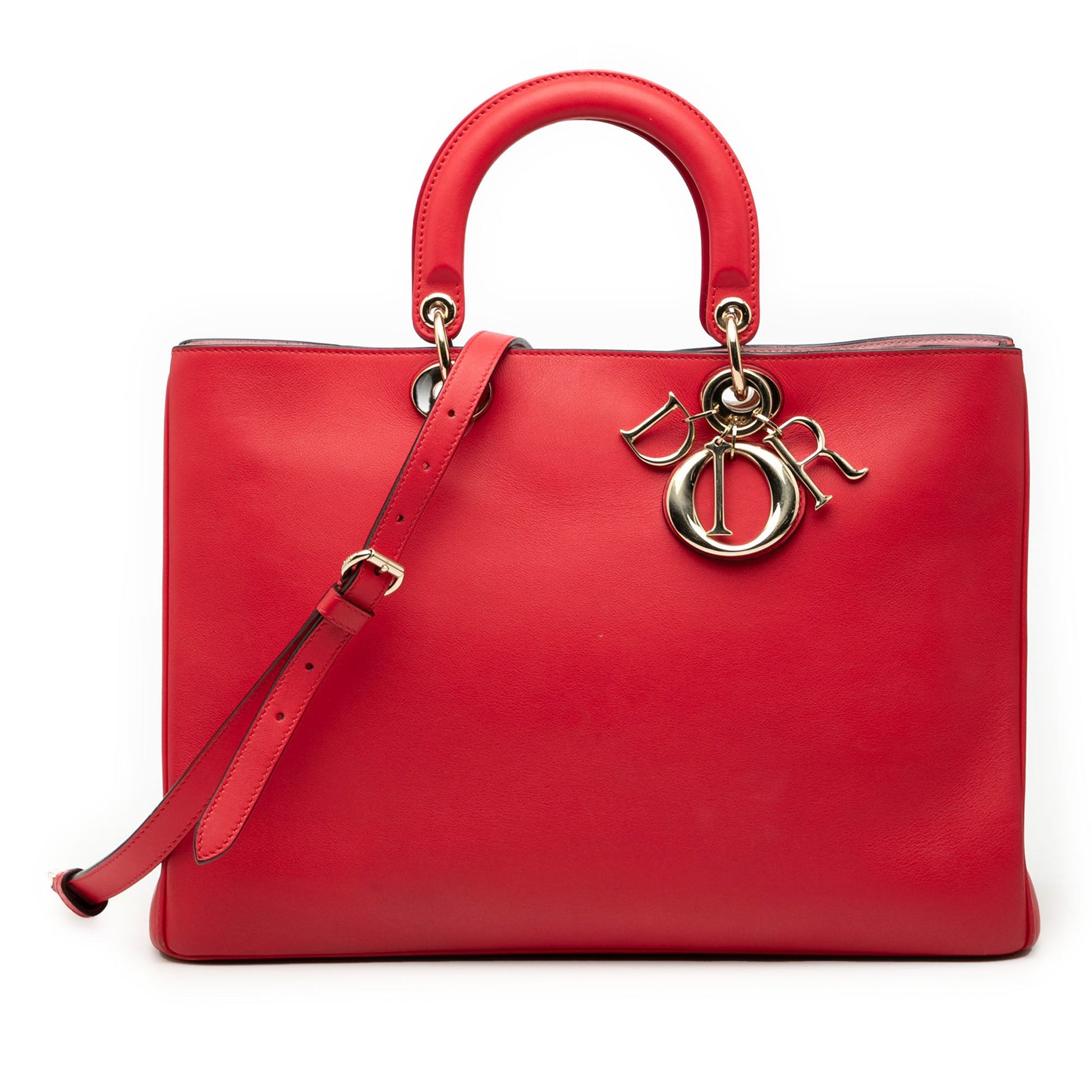 Dior Large Smooth Calfskin Diorissimo Satchel