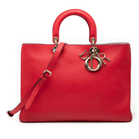 Dior Large Smooth Calfskin Diorissimo Satchel