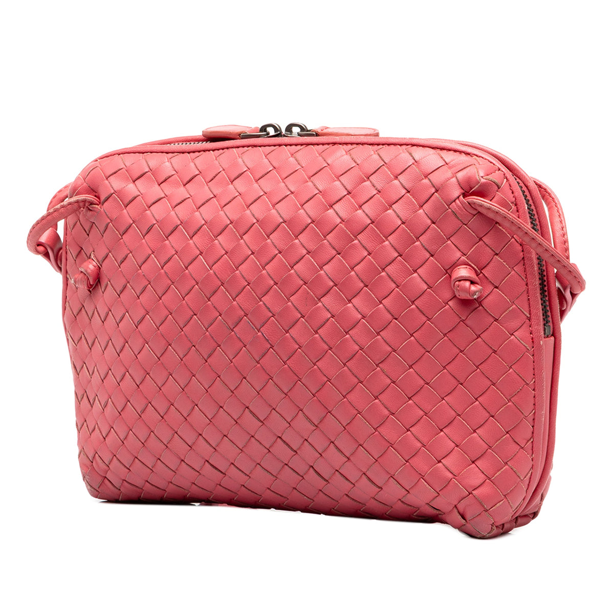Bottega Veneta Nappa Intrecciato Nodini Crossbody