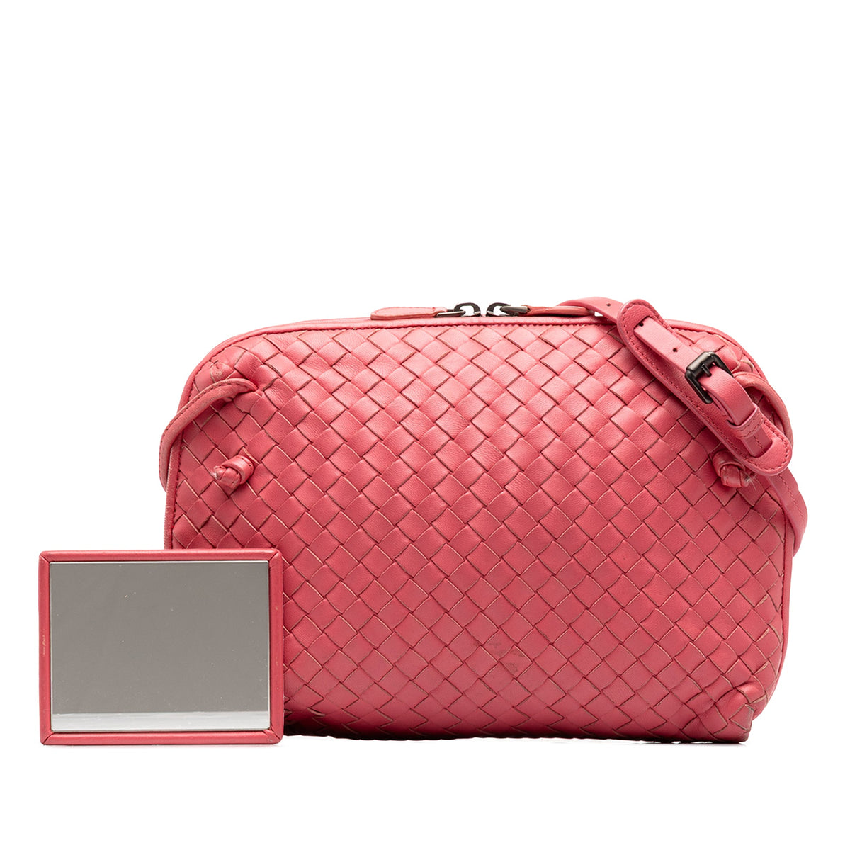 Bottega Veneta Nappa Intrecciato Nodini Crossbody
