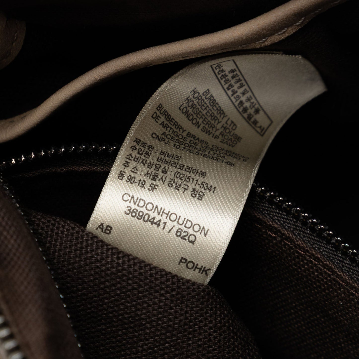 Smoke Check Coated Canvas Chester Boston Bag