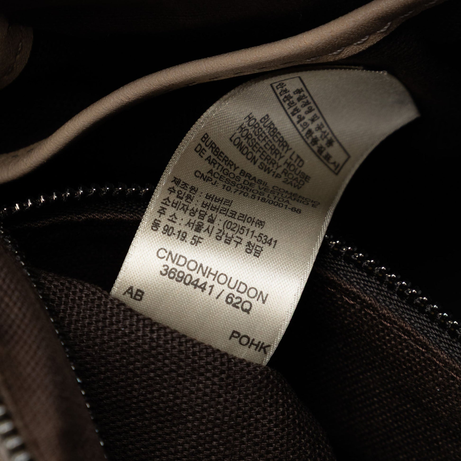 Smoke Check Coated Canvas Chester Boston Bag