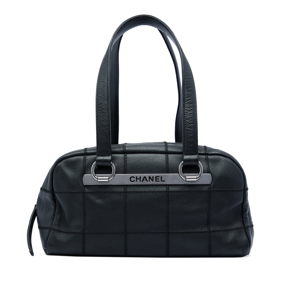 Chanel Chocolate Bar Caviar Shoulder Bag