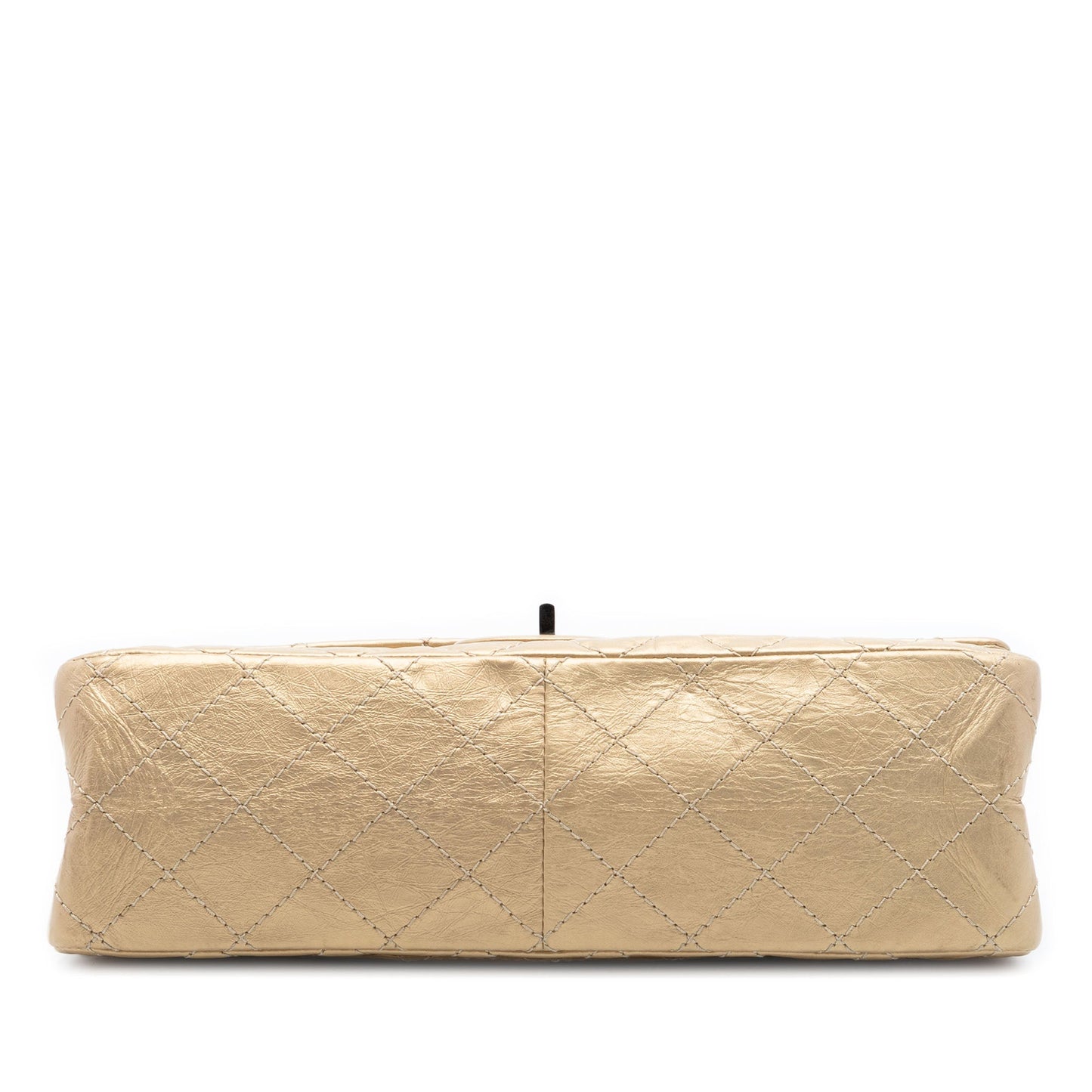 Chanel Quilted Metallic Aged Calfskin Reissue 2.55 Double Flap 226