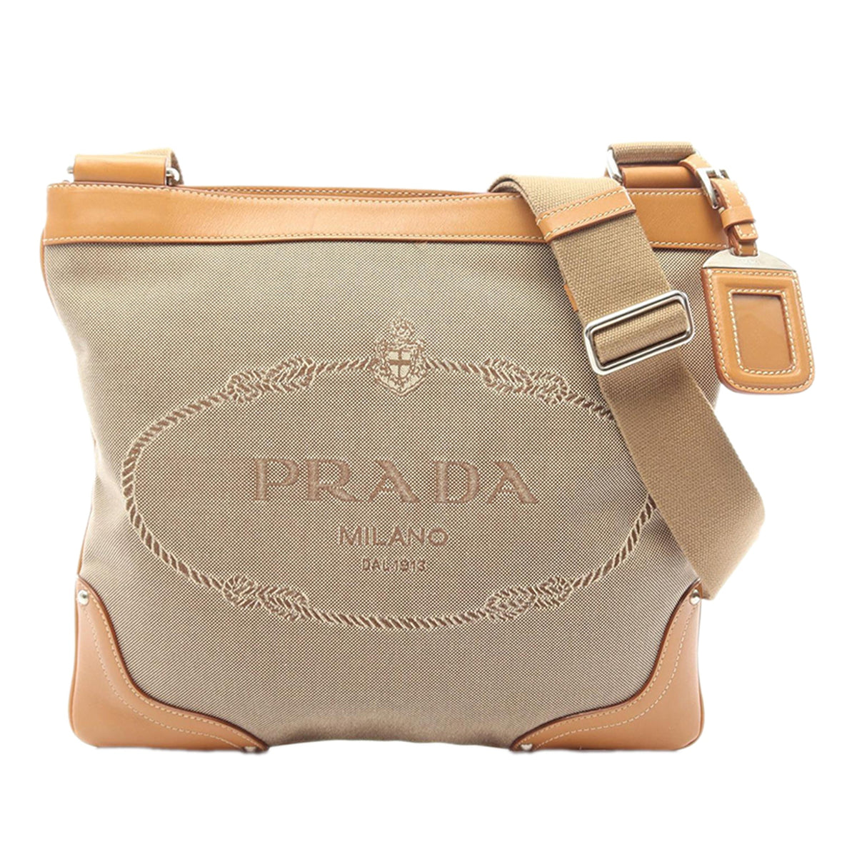 Prada Canvas Canapa Logo Crossbody