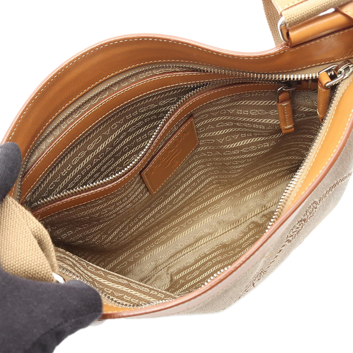 Prada Canvas Canapa Logo Crossbody