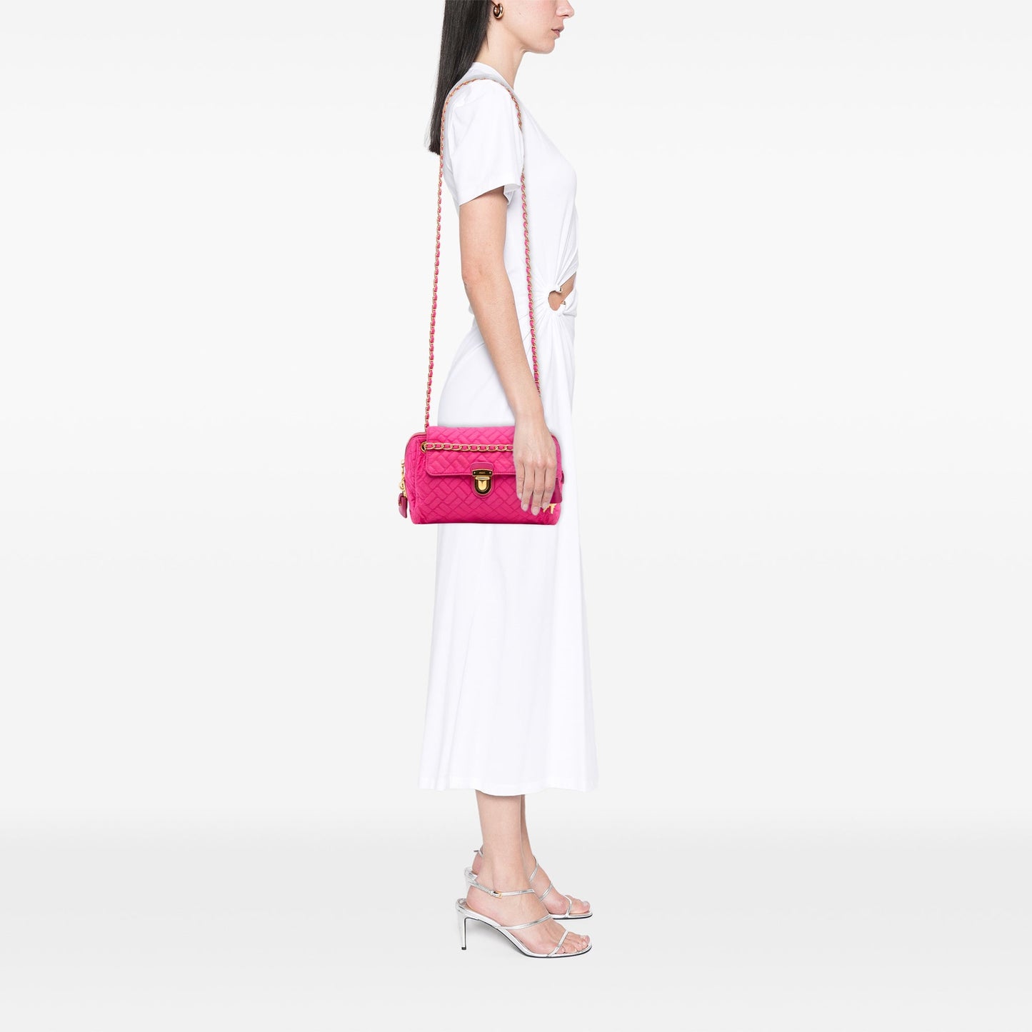 Prada Impuntu Tessuto Chain Crossbody