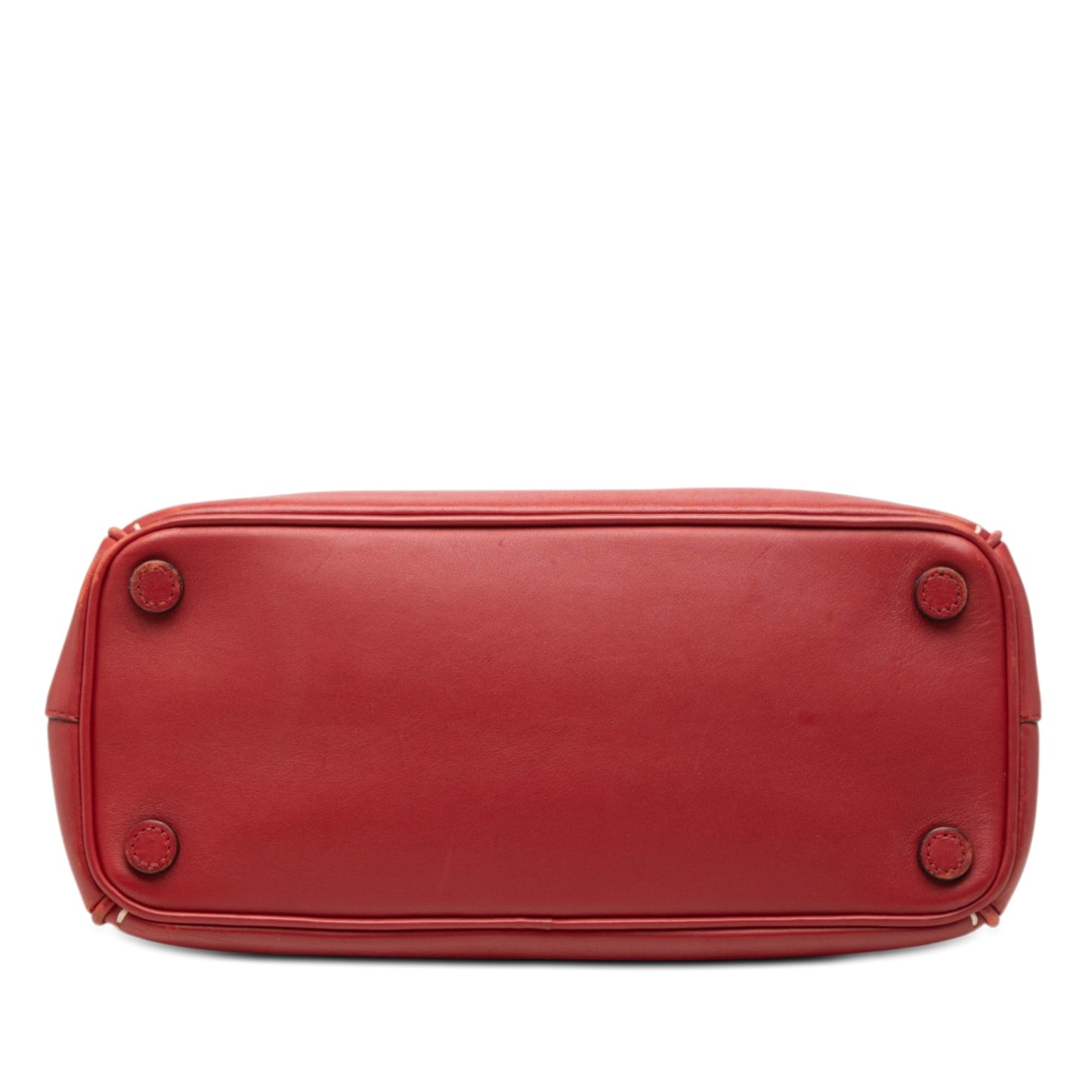 Prada Small City Calf Hand Stitched Galleria Double Zip Satchel